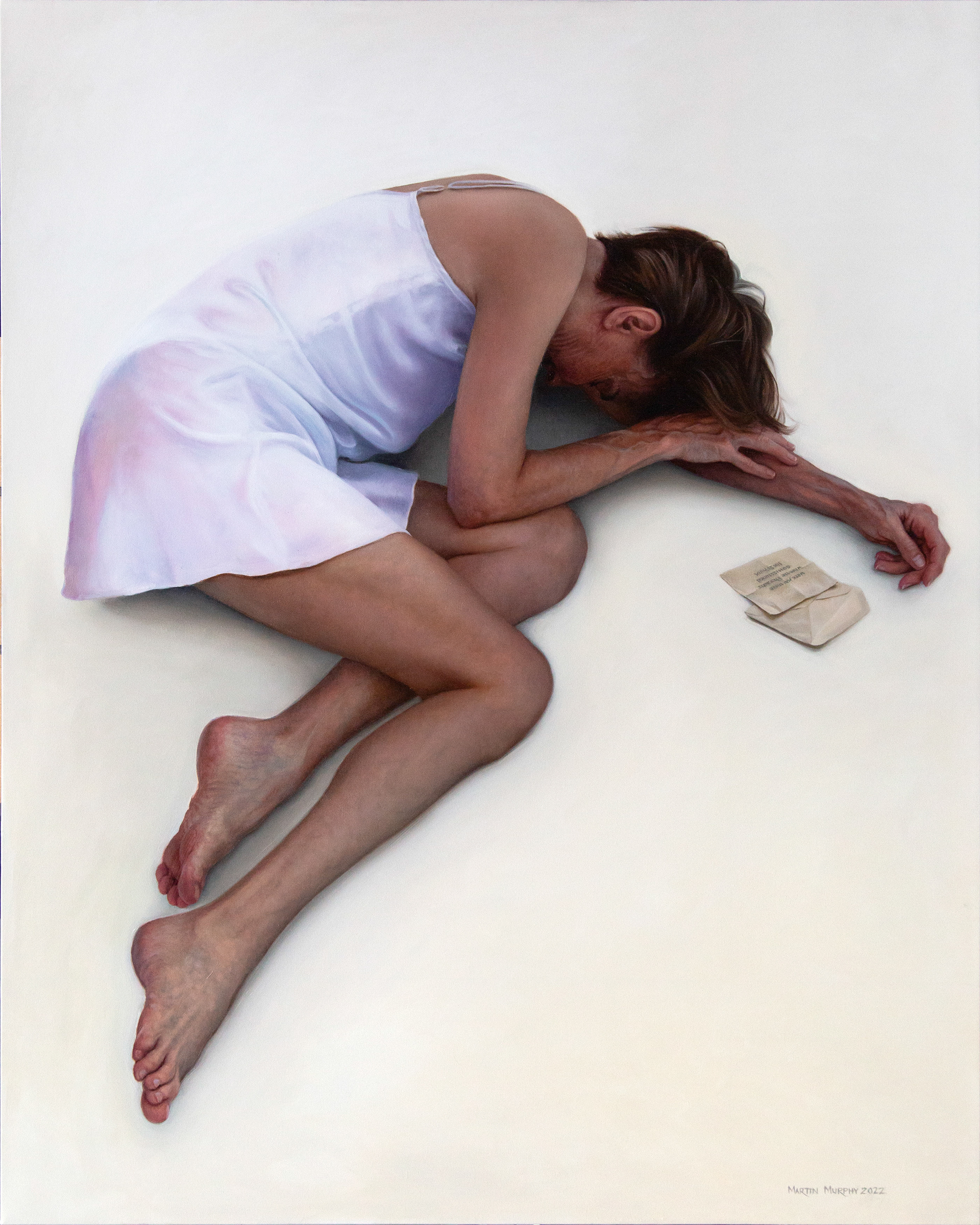 "In the Moment" oil on canvas 60"x48" 152cm x 122cm (SOLD)