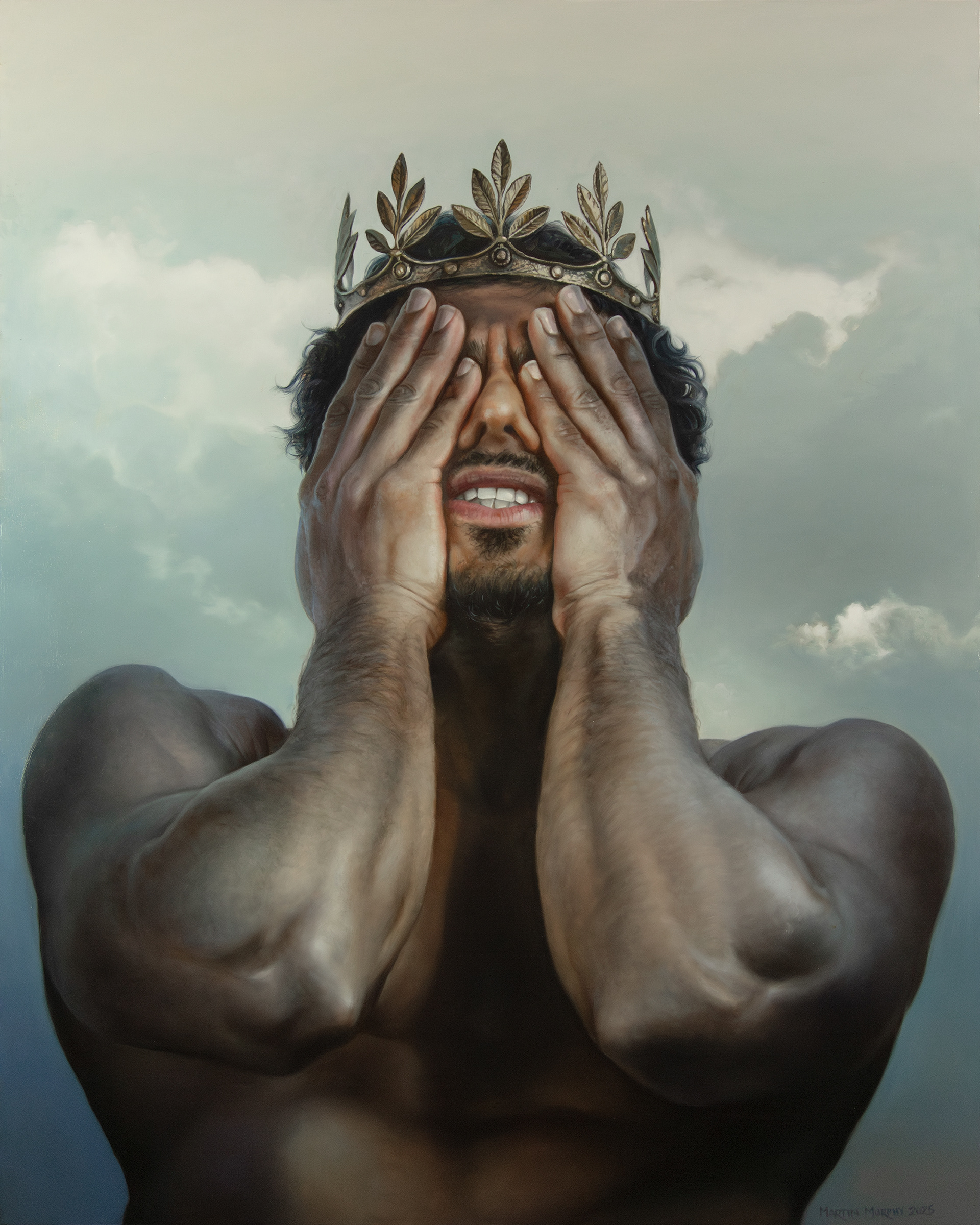 "Oedipus" oil on wood panel, 60"x48", 152.4cm x 122cm