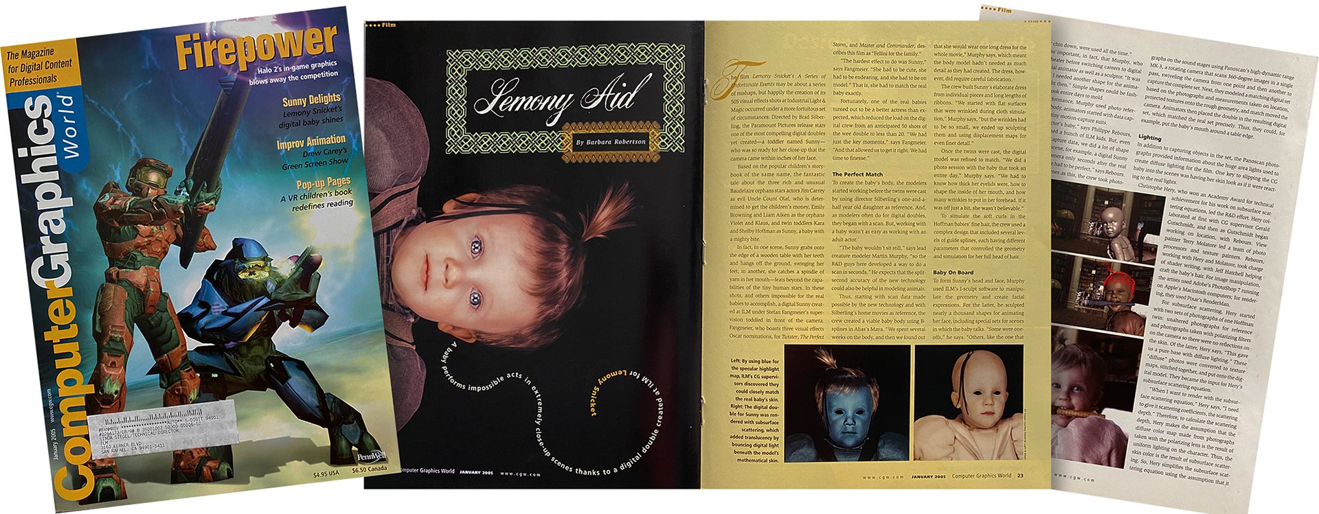 Featured in Computer Graphics World