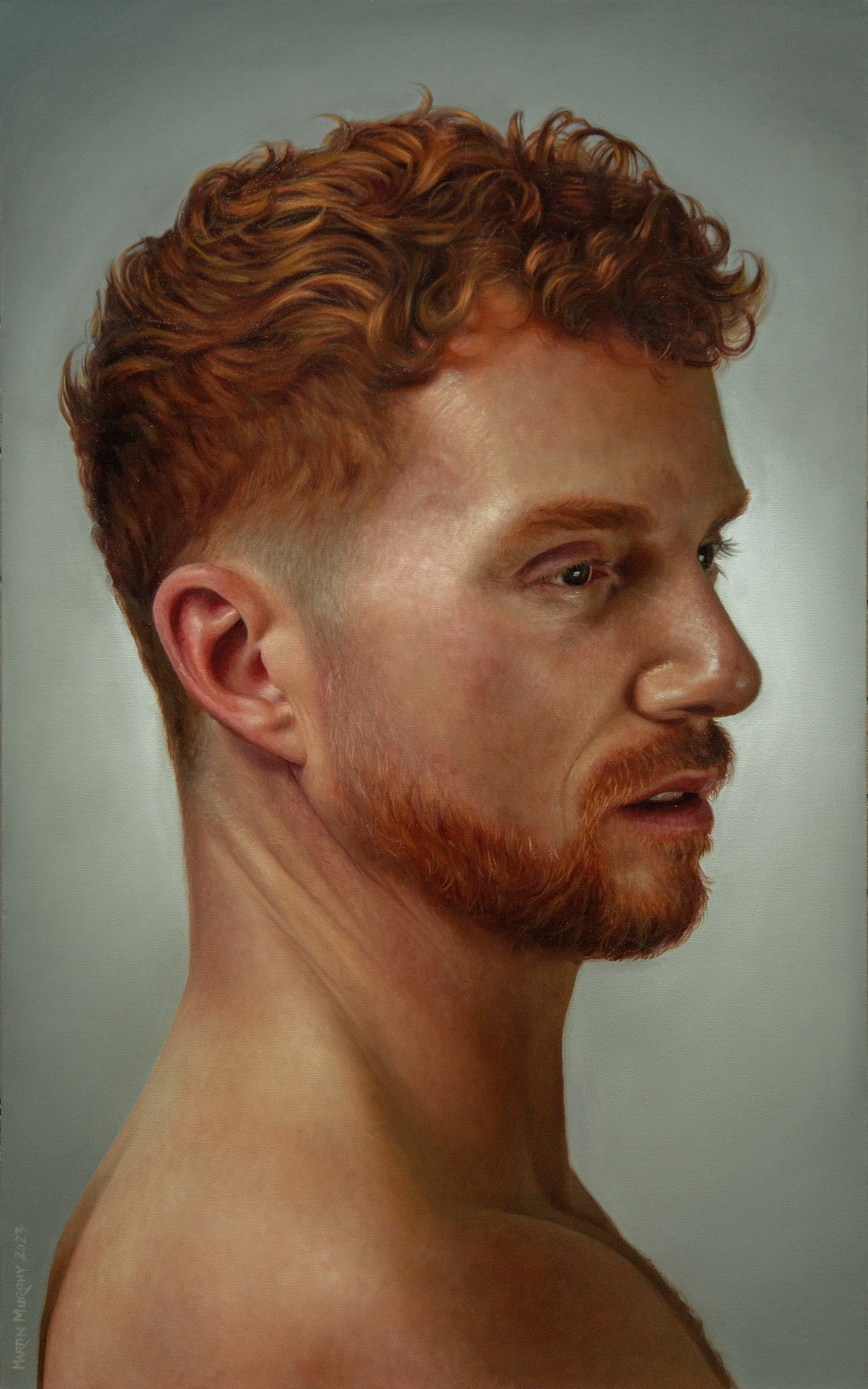 "Red" oil on canvas 48"x 30", 122cm x 76cm (SOLD)