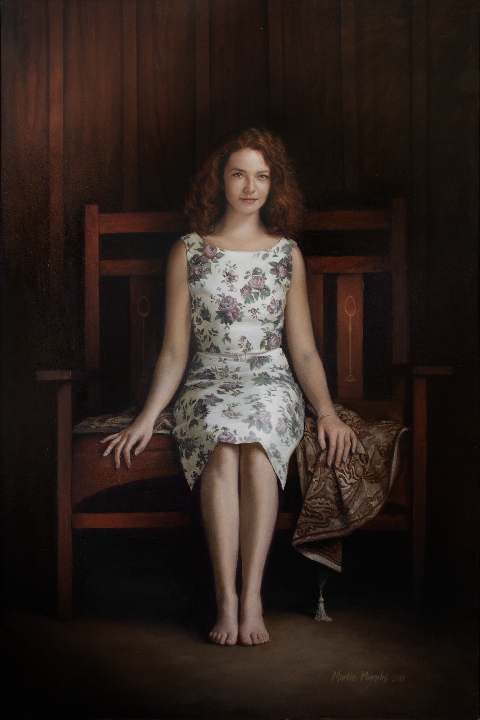 "Flannery" oil on canvas 72"x48" 182cm x 121cm
