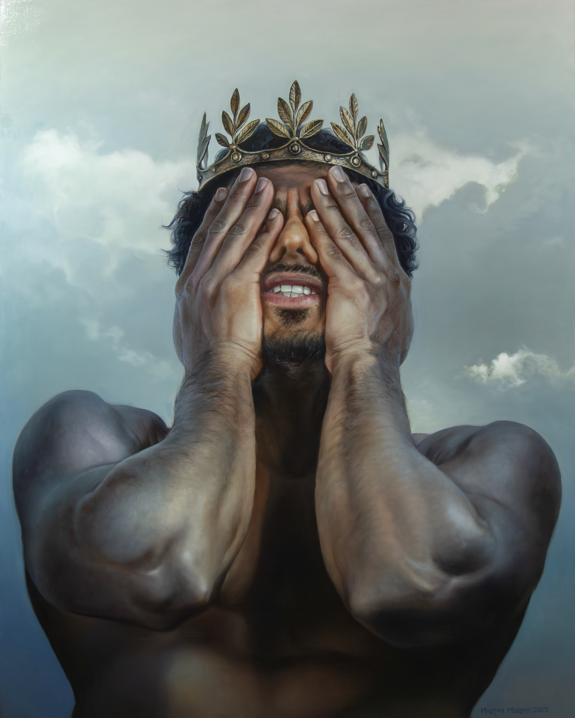 "Oedipus" oil on wood panel, 60"x48", 152.4cm x 122cm