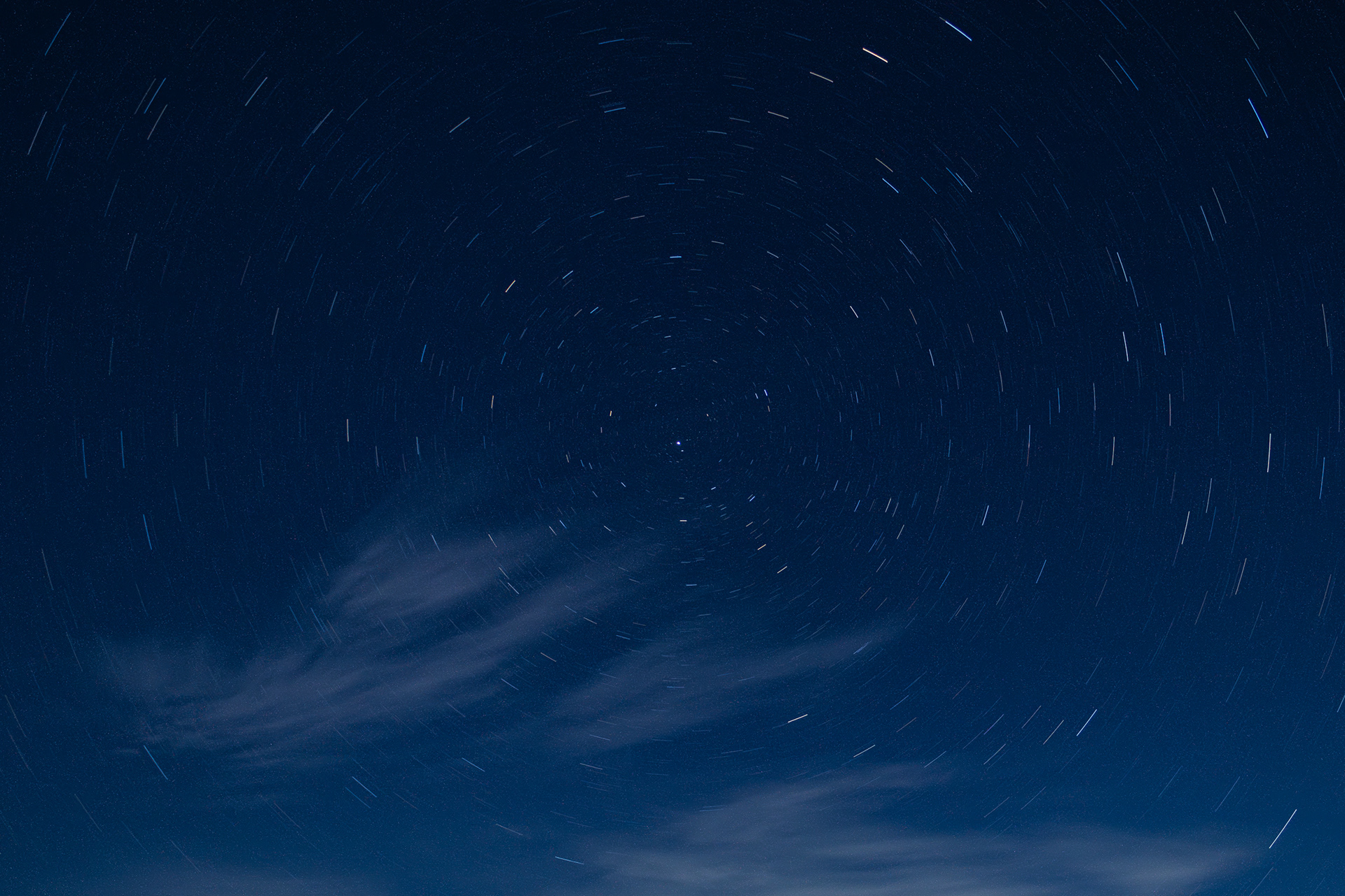The stars in the northern night sky shine above Mason Mountain Wildlife Management Area in Mason County, Texas.