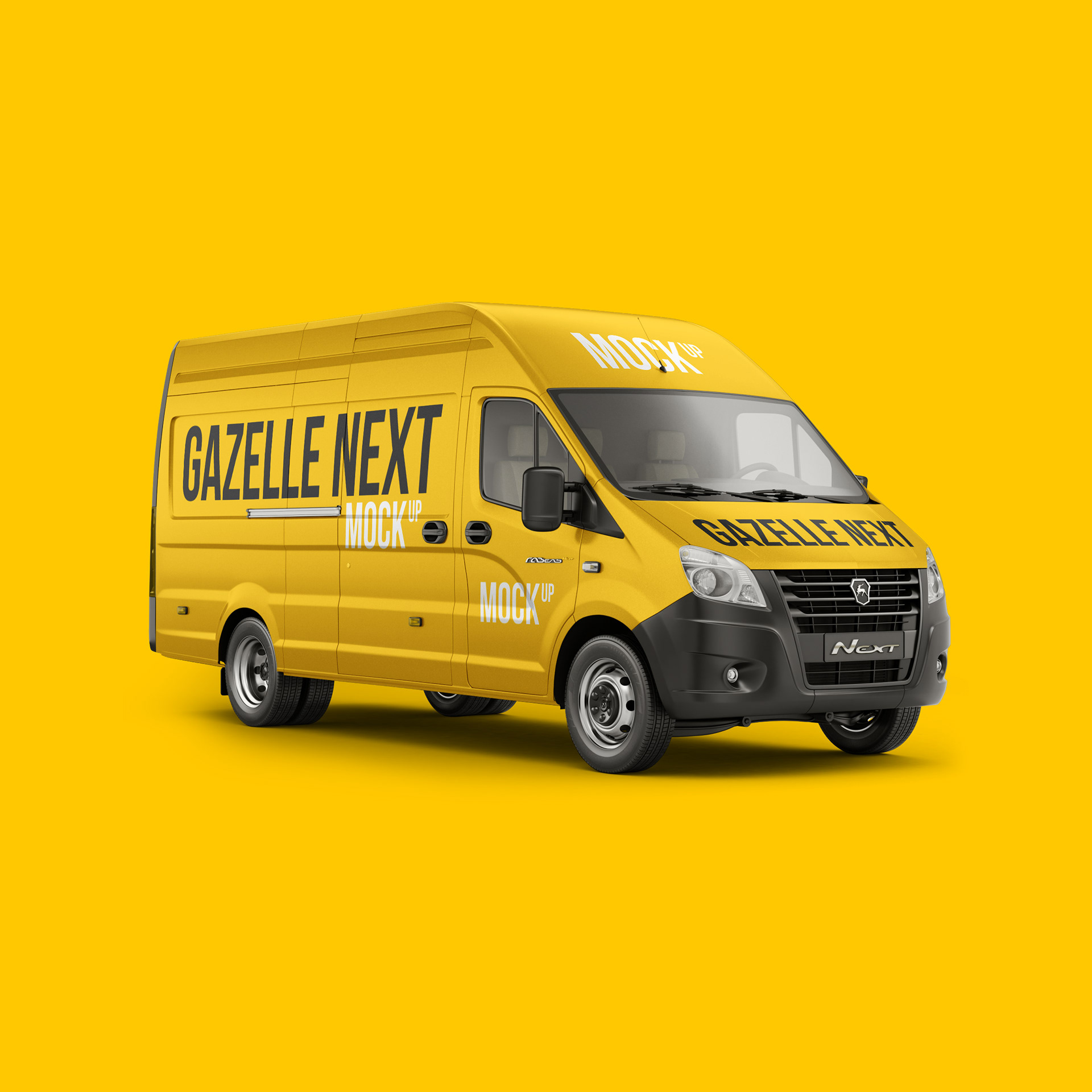 Exclusive Product Mockups - GAZelle Next van. Free