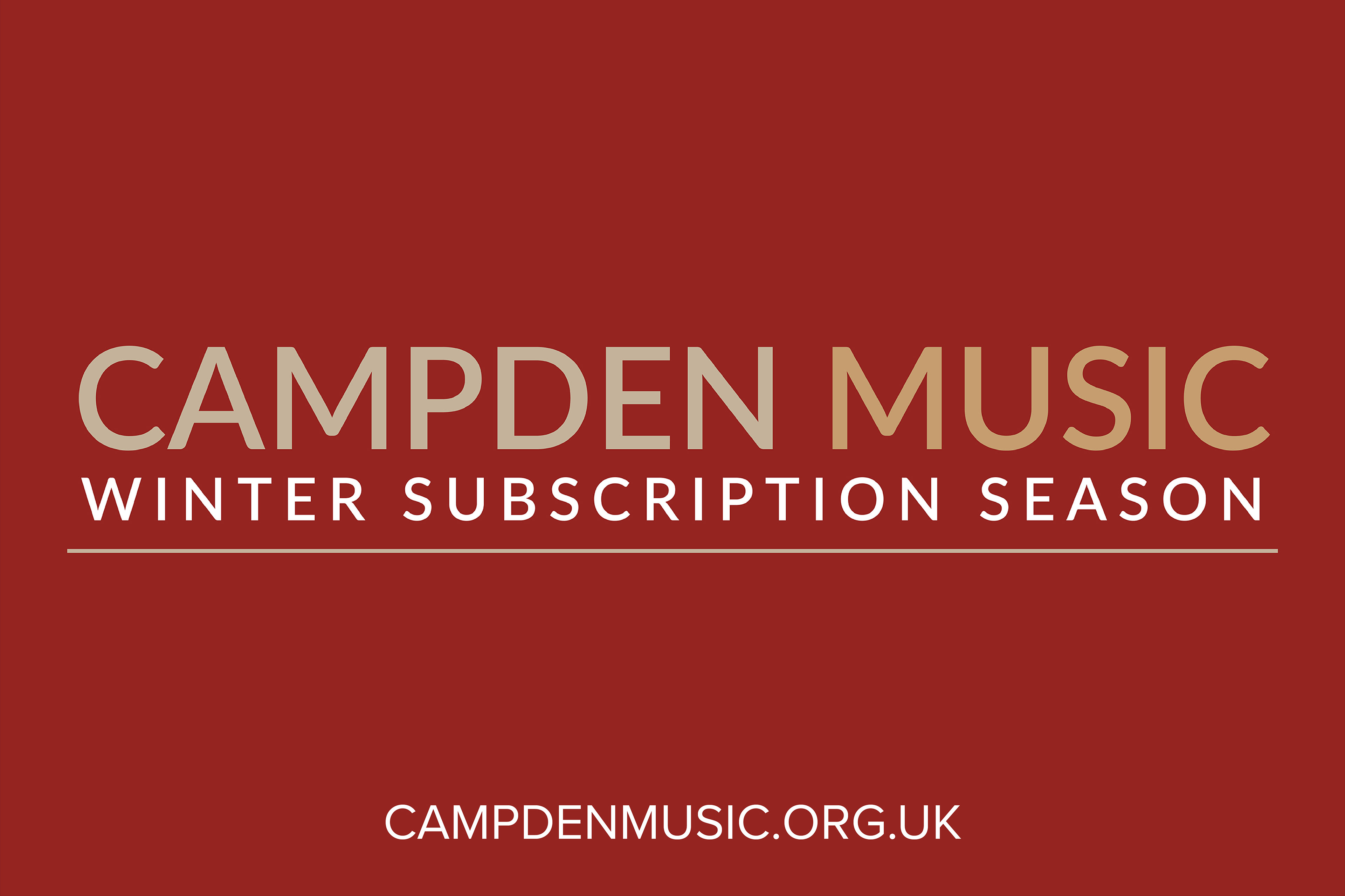 Campden Music Winter Subscription Season
