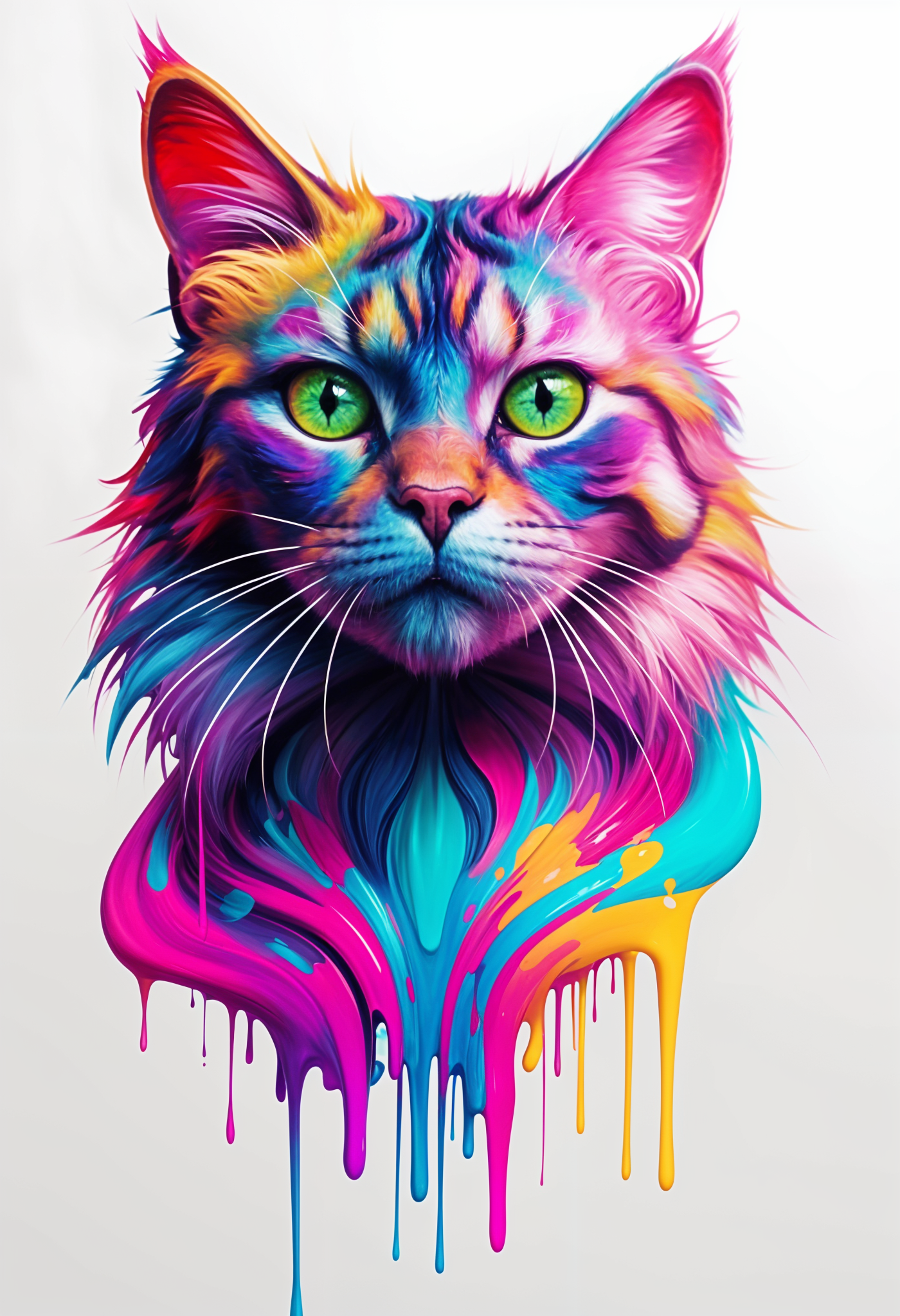 Cat In Neon