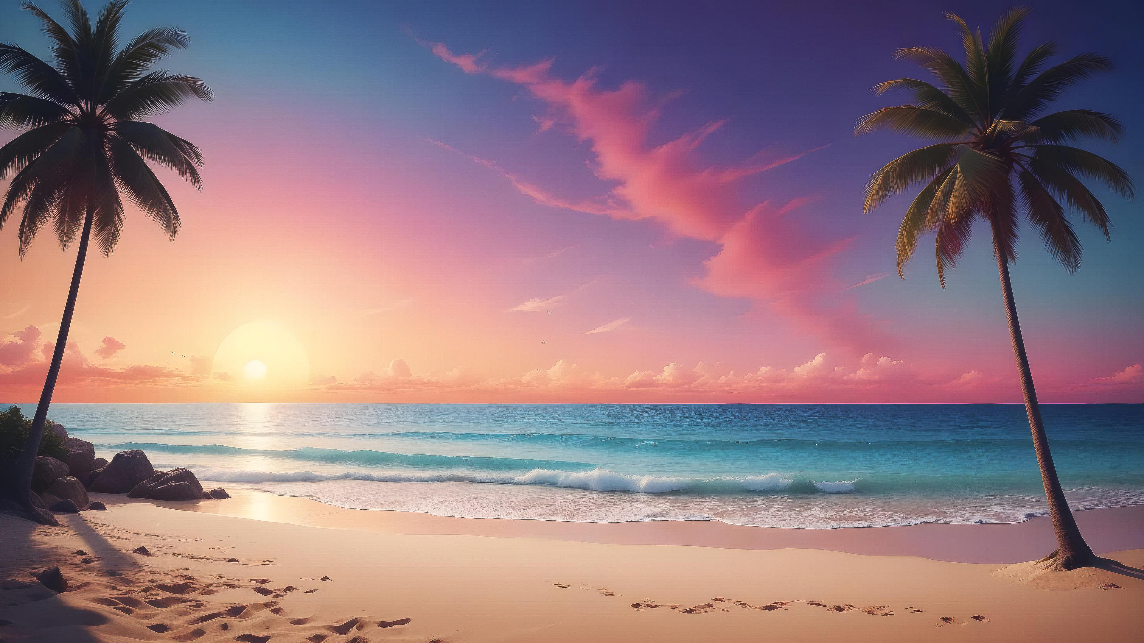 Summer Beach 2 4K 3840x2160