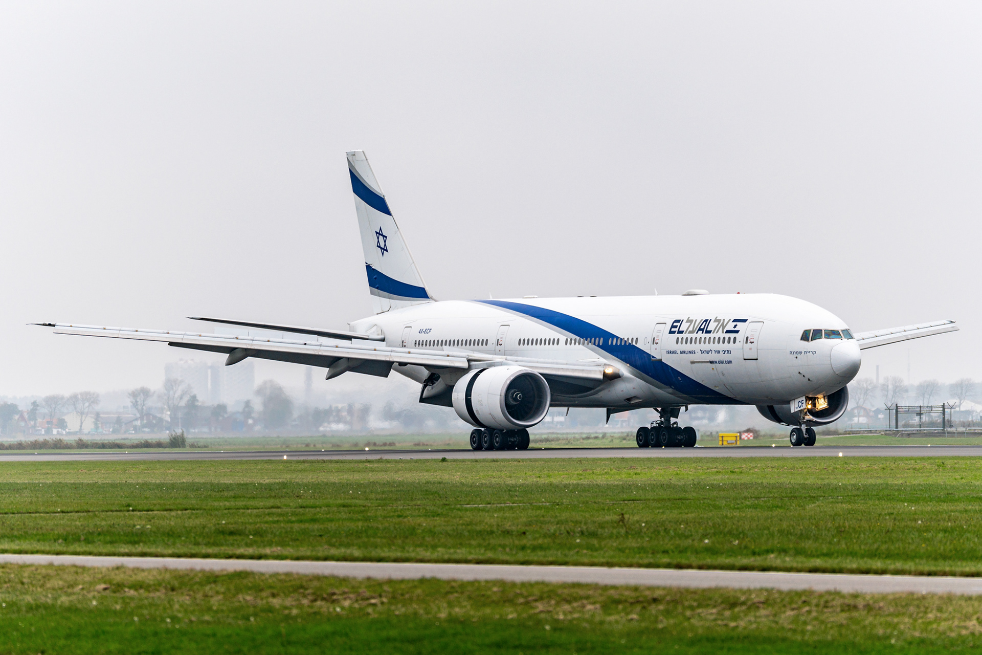 4X-ECF-El Al Israel Airlines-Boeing 777-200-AMS_EHAM