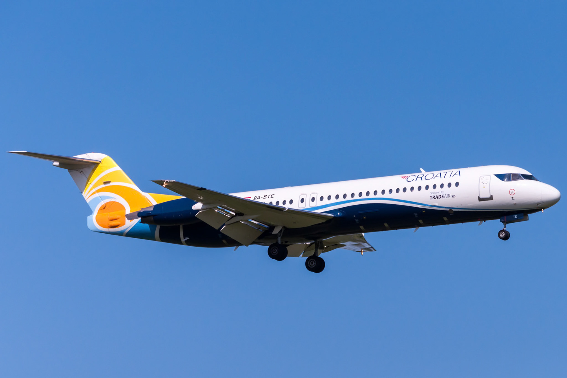 CPH/EKCH I c/n 11416 Fokker F100 Trade Air