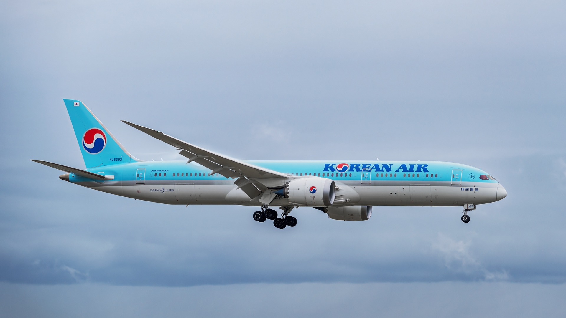HL8393-Korean Air-Boeing 787-9 Dreamliner-DFW_KDFW