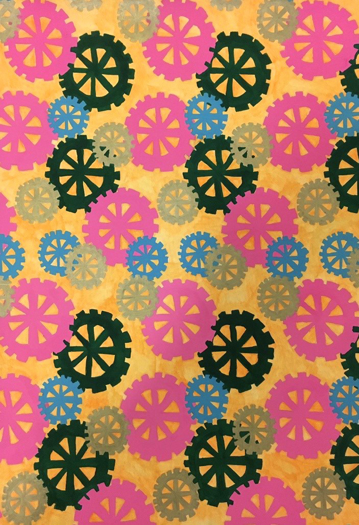 Hand Drawn and Painted Final Print Design