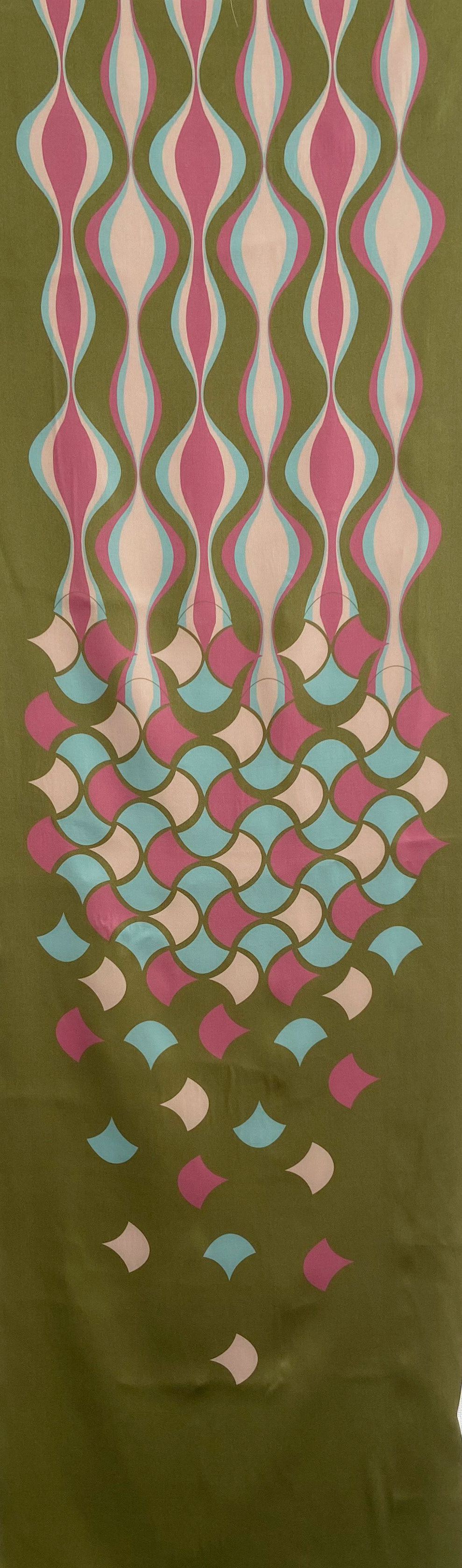 Digital Design printed onto Silk Satin