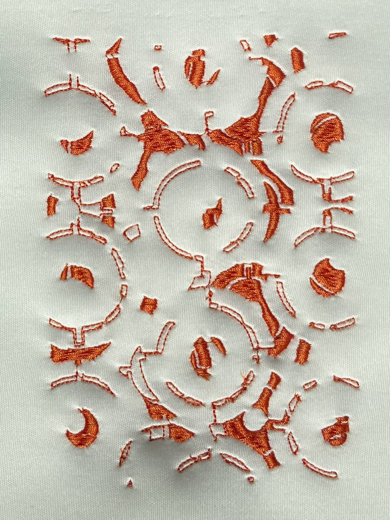 Digital Embroidery on Neoprene