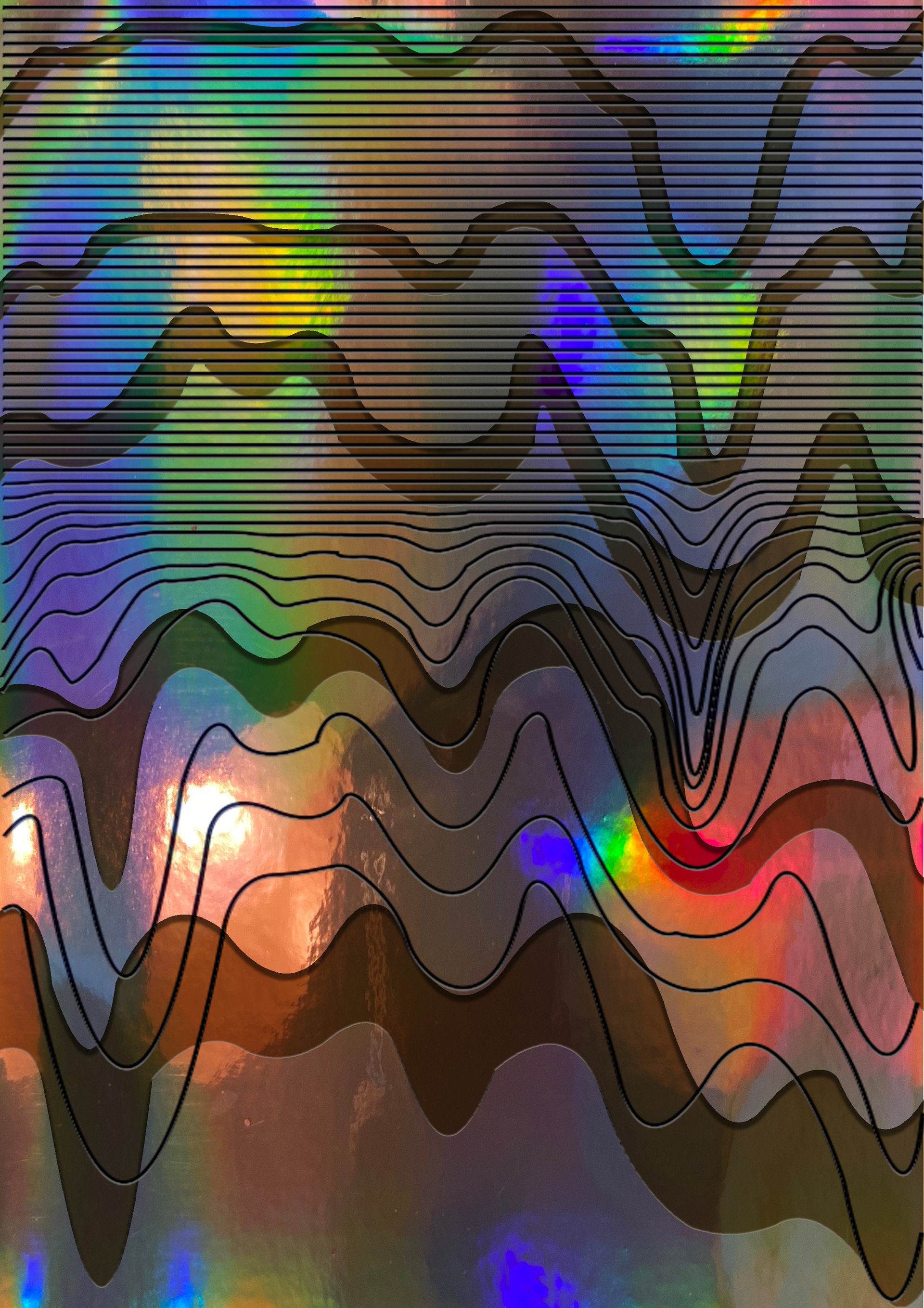 Design Development - laser etch on holographic material