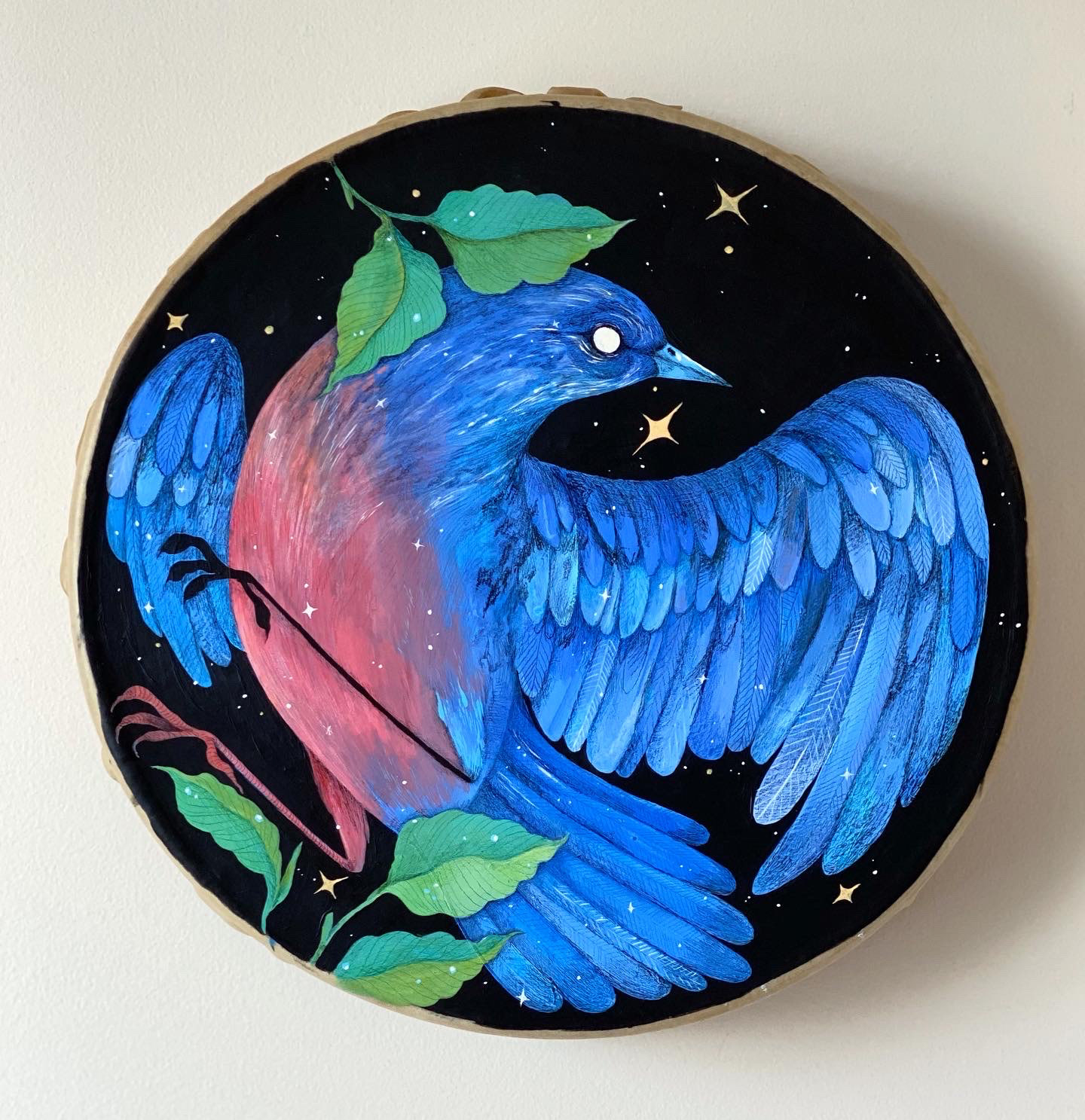 Metamorphosis | Mixed Media on Drum