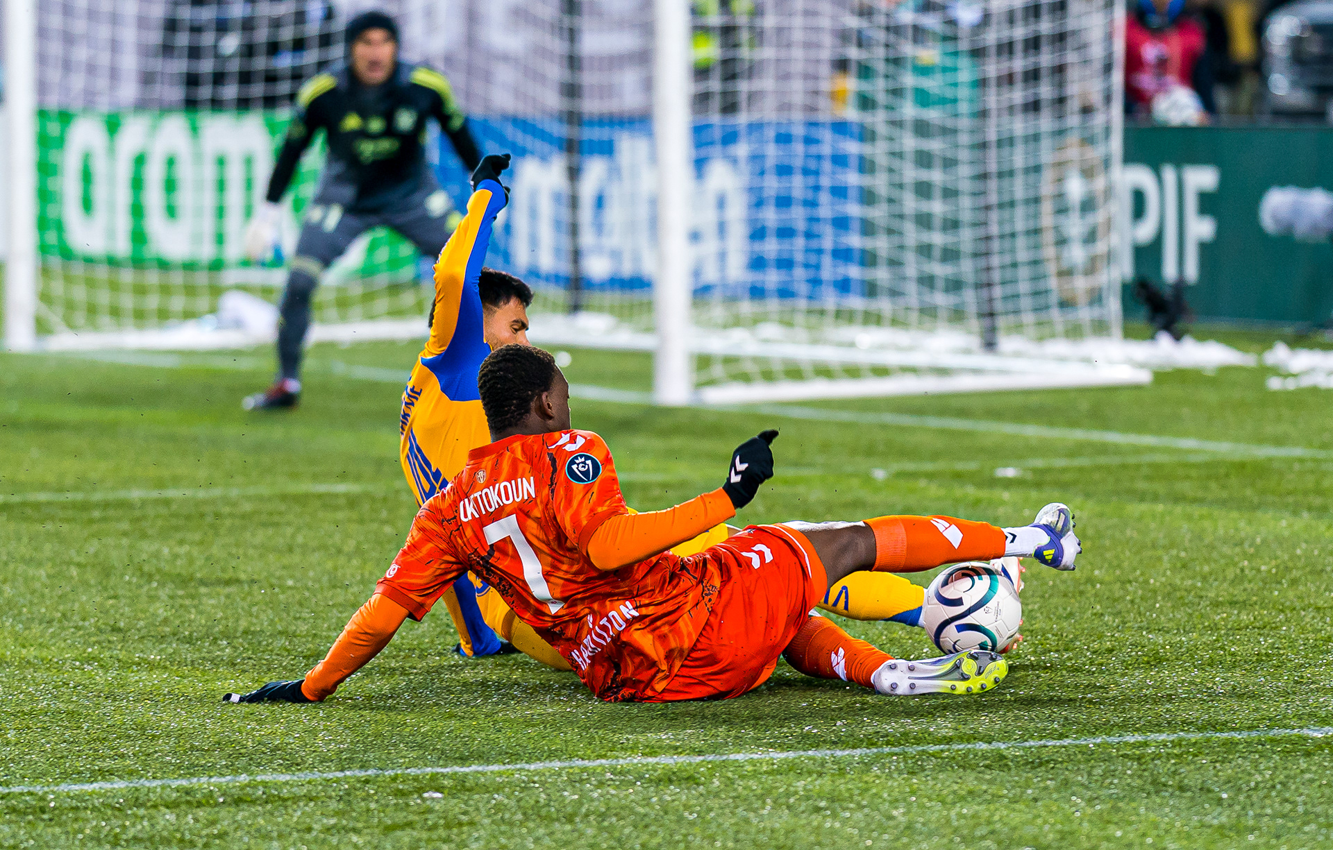 Forge FC vs Tigres UANL during the CONCACAF game at the Hamilton Stadium