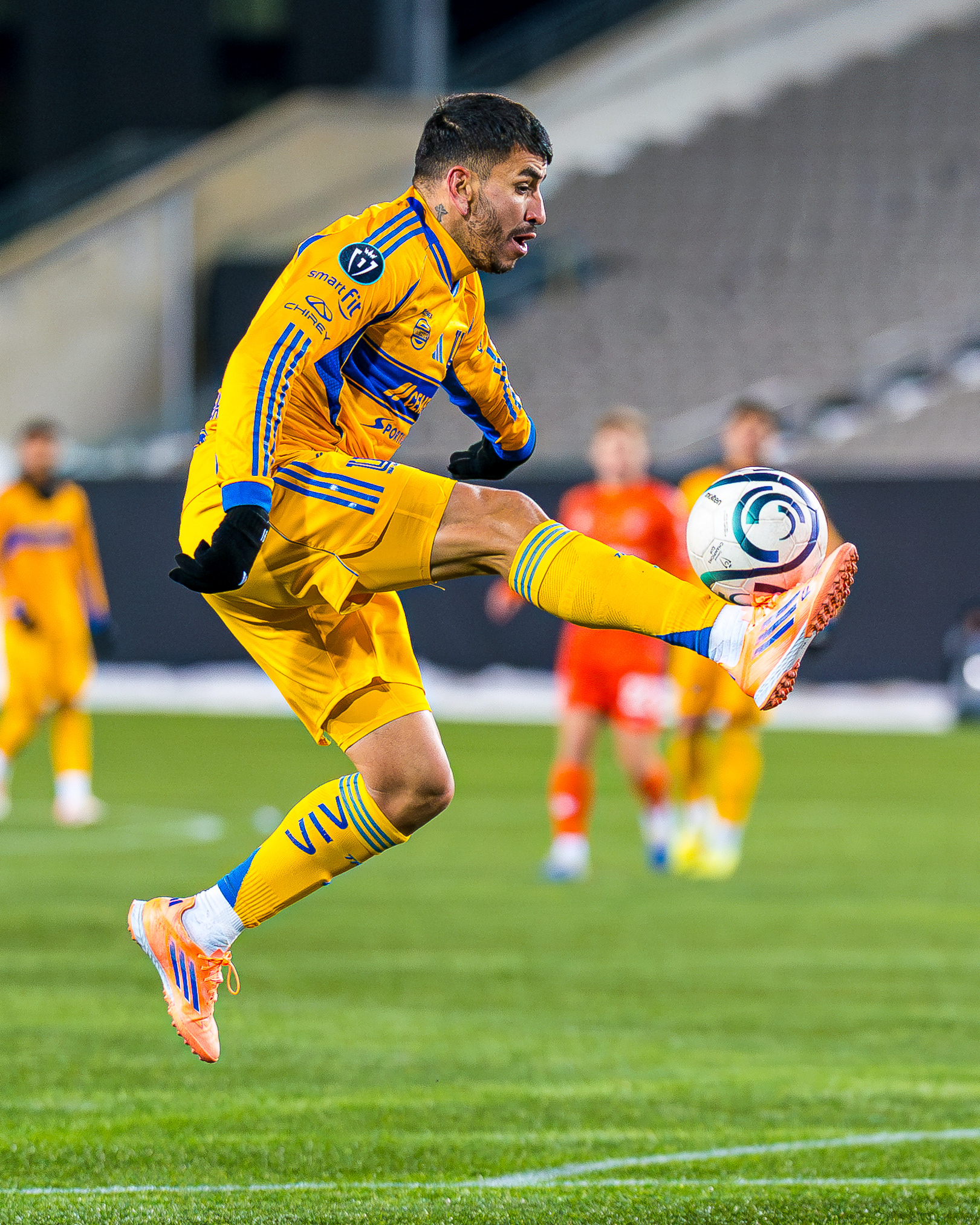 Forge FC vs Tigres UANL during the CONCACAF game at the Hamilton Stadium