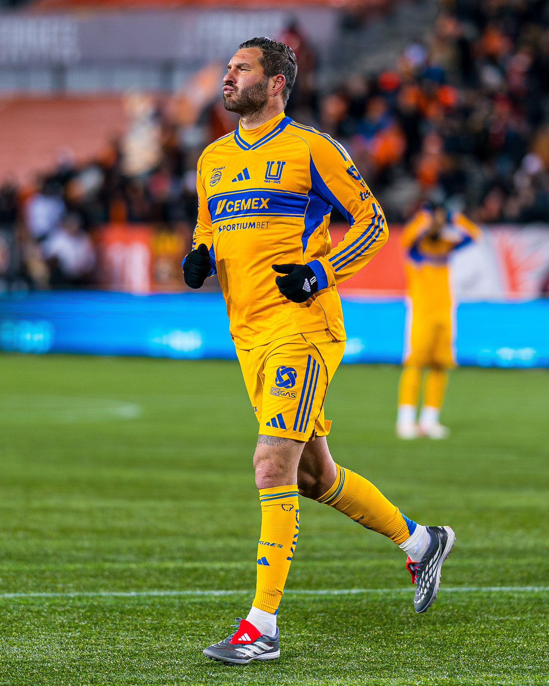 Pierre-Andre Gignac at the concacaf game between Forge FC and Tigres UANL