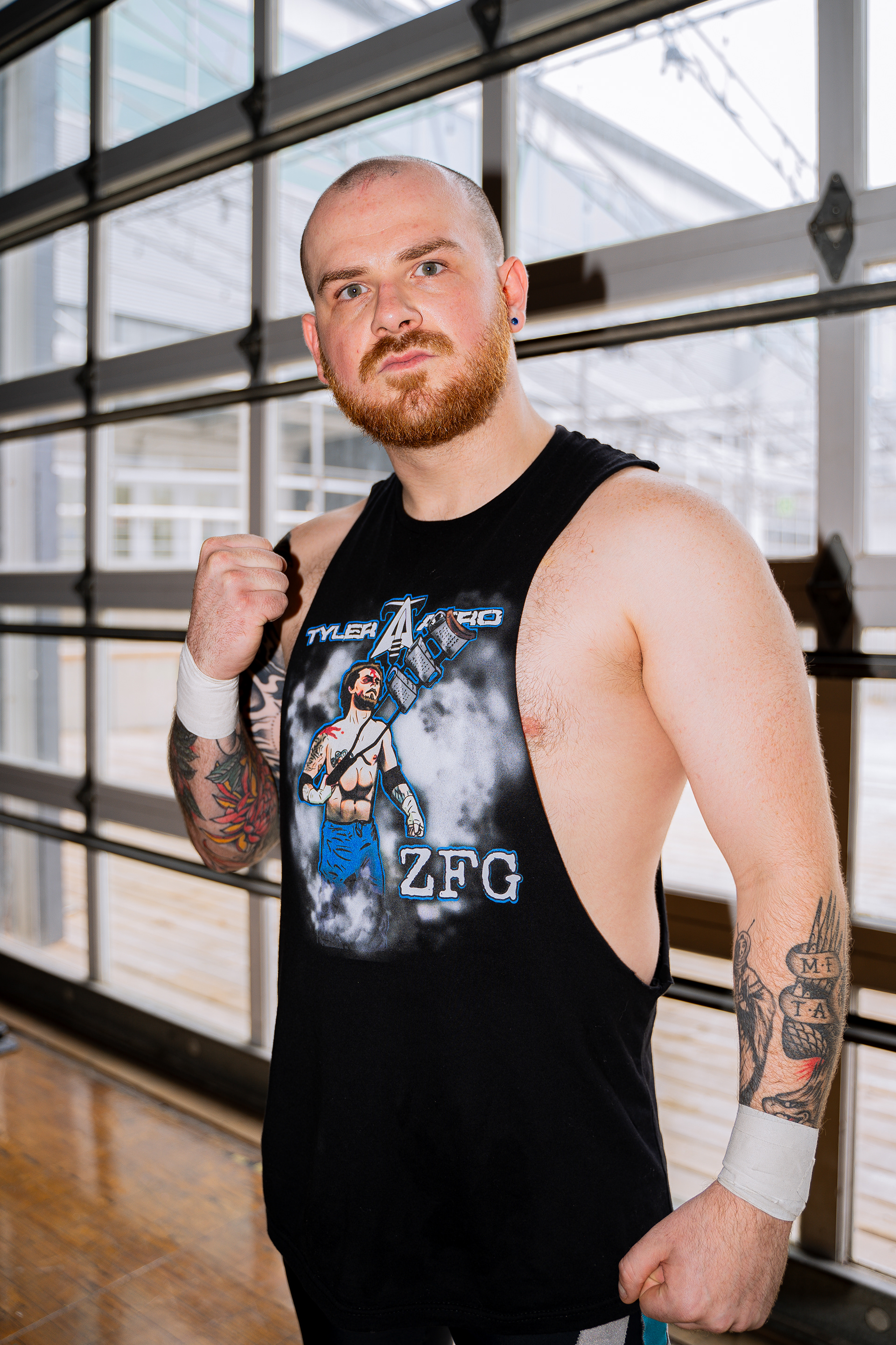 Wrestler Tyler Aero