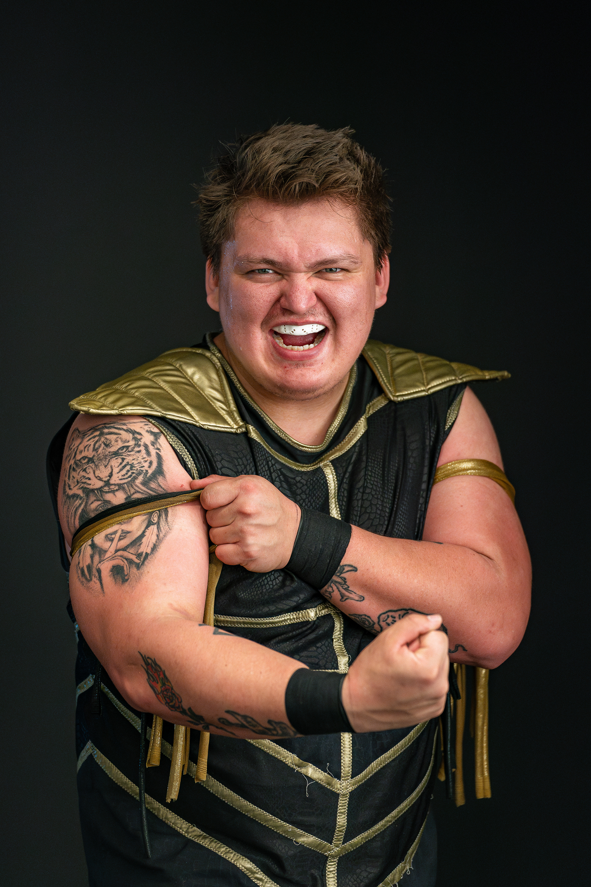 Wrestler Evan Greenaway