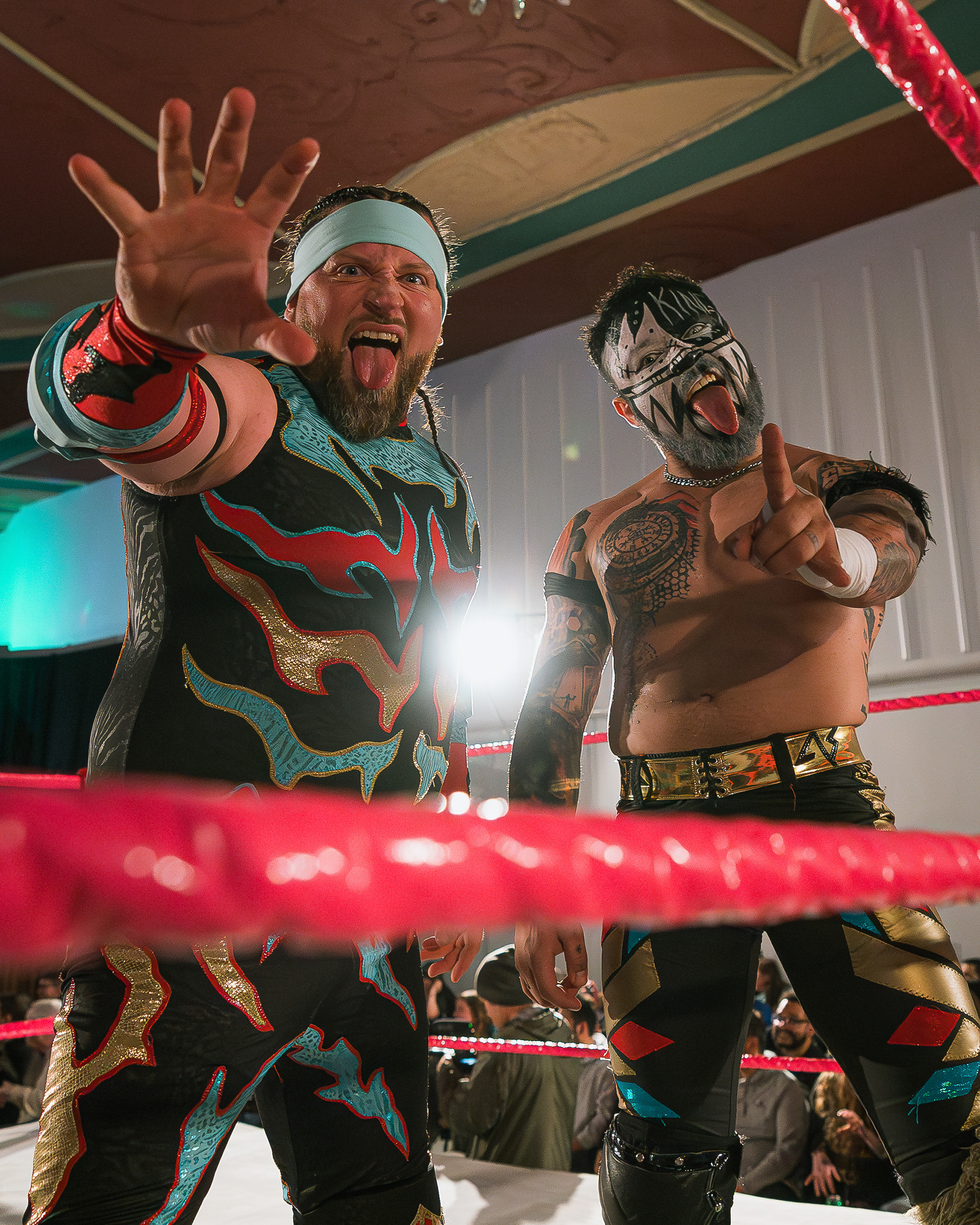 Gringo loco at an Indie wrestling event in Toronto