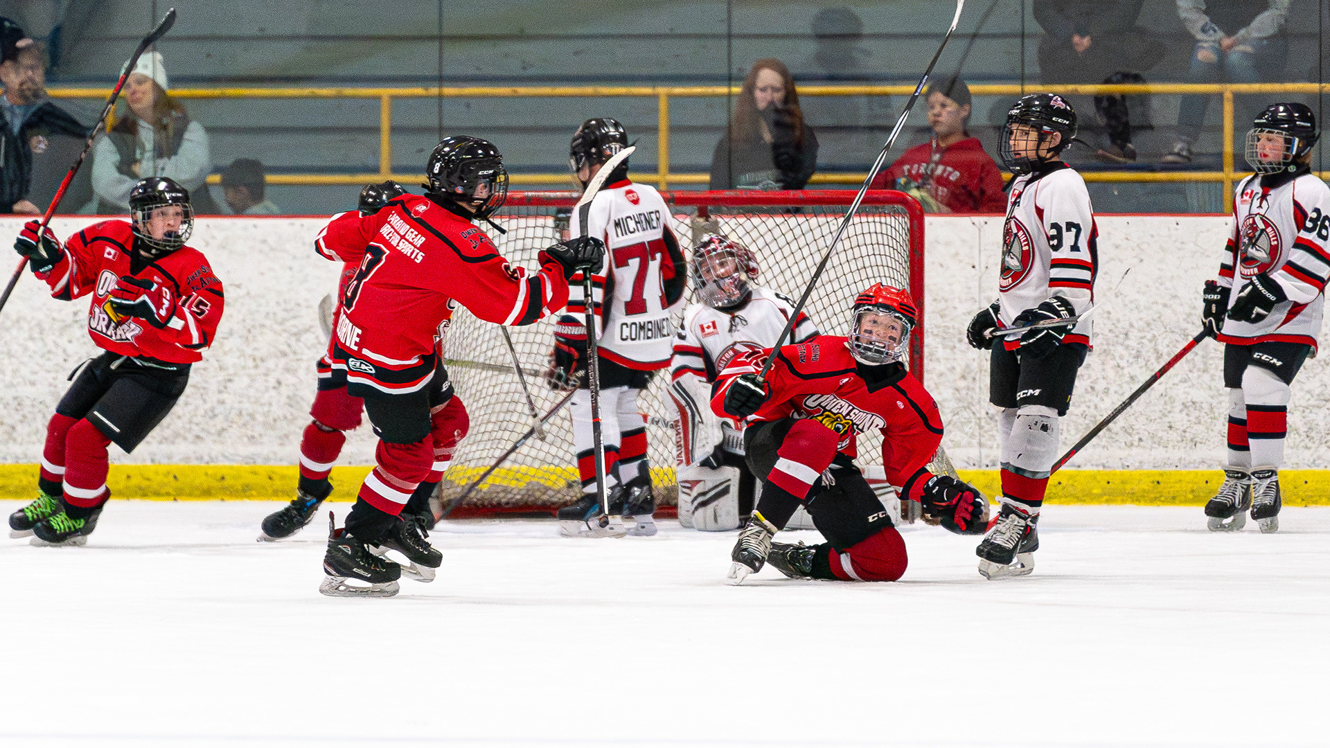 Owen Sound Minor Hockey Group scored