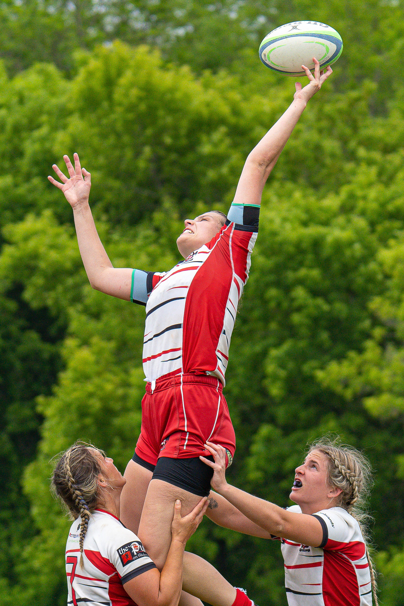 Action shot from an Rugby Ontario game