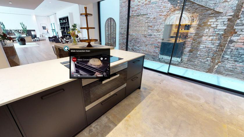 Visite virtuelle 3D Matterport Bordeaux - Ajout de Mattertags, informations contextuelles