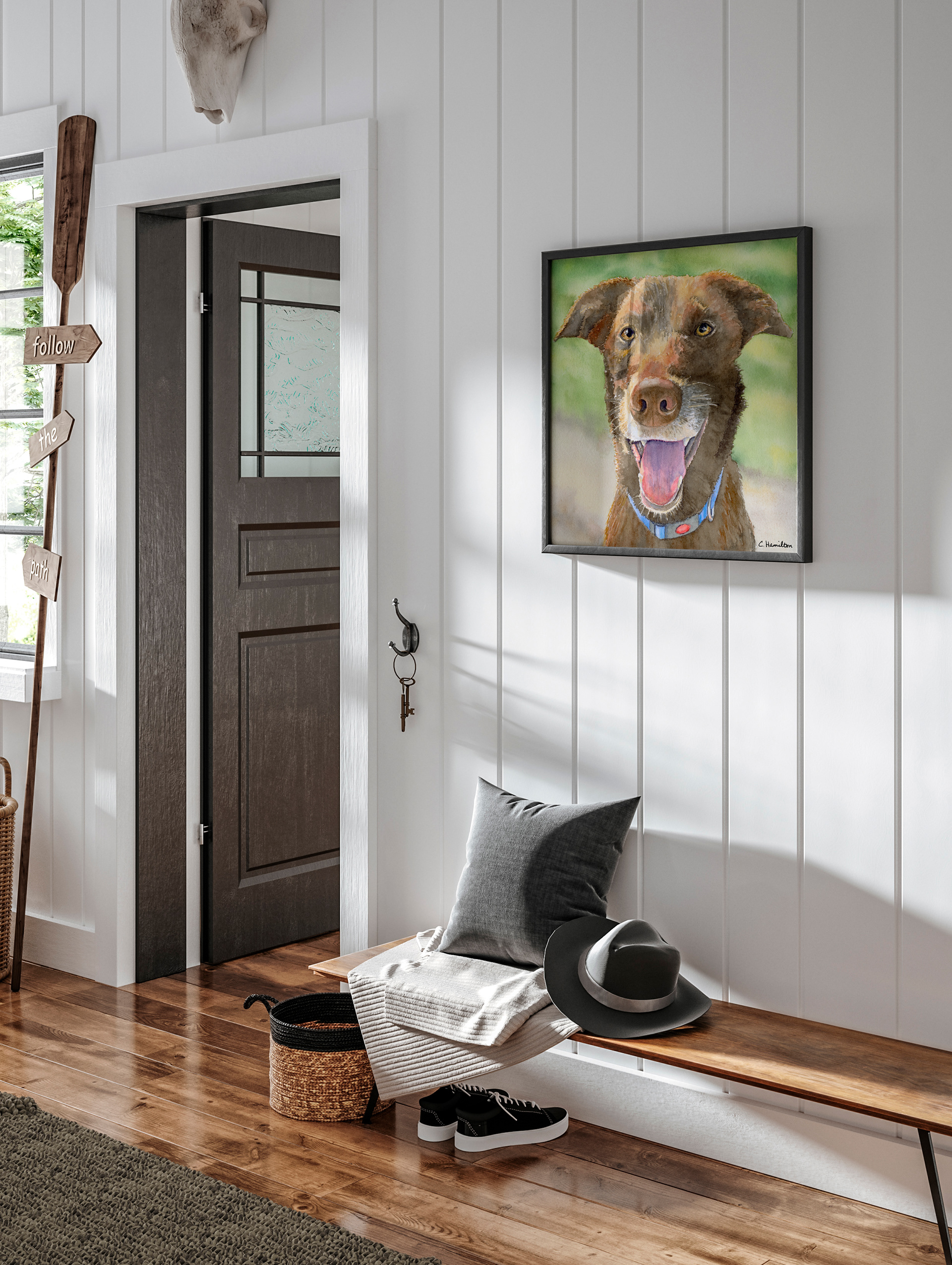 Oakley (commissioned painting)