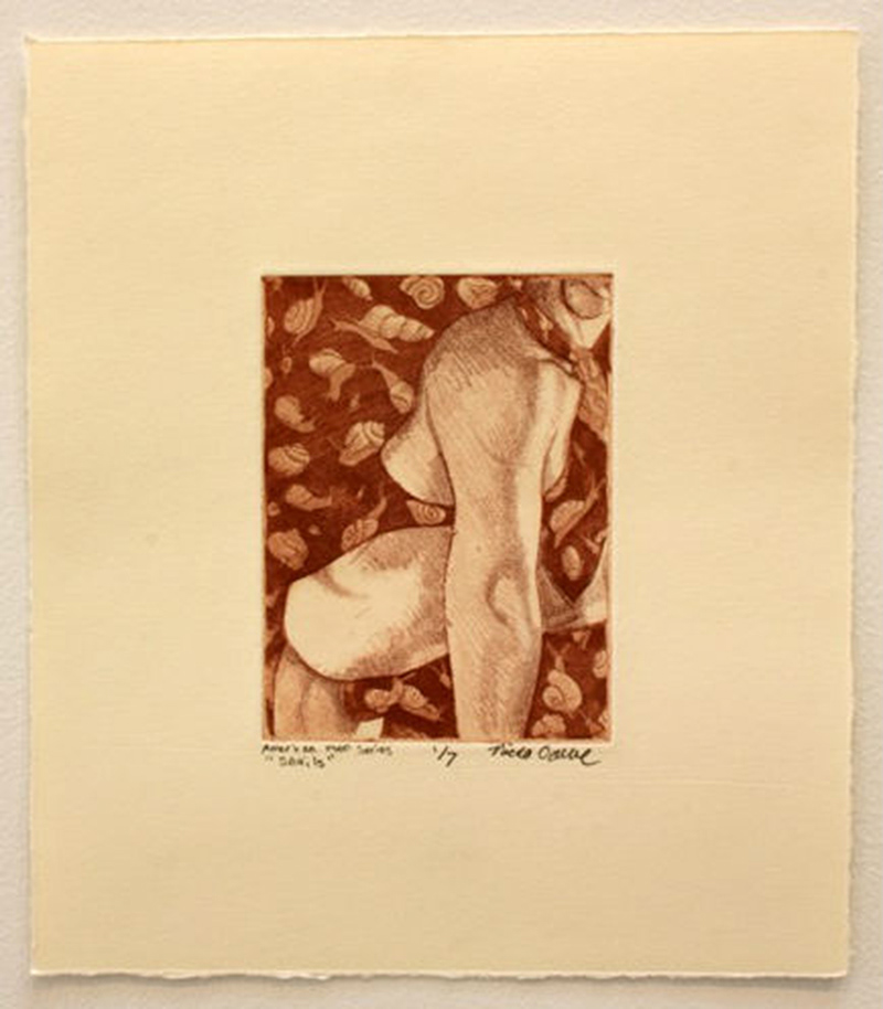 "Puppy Dog Tails" Intaglio 2011