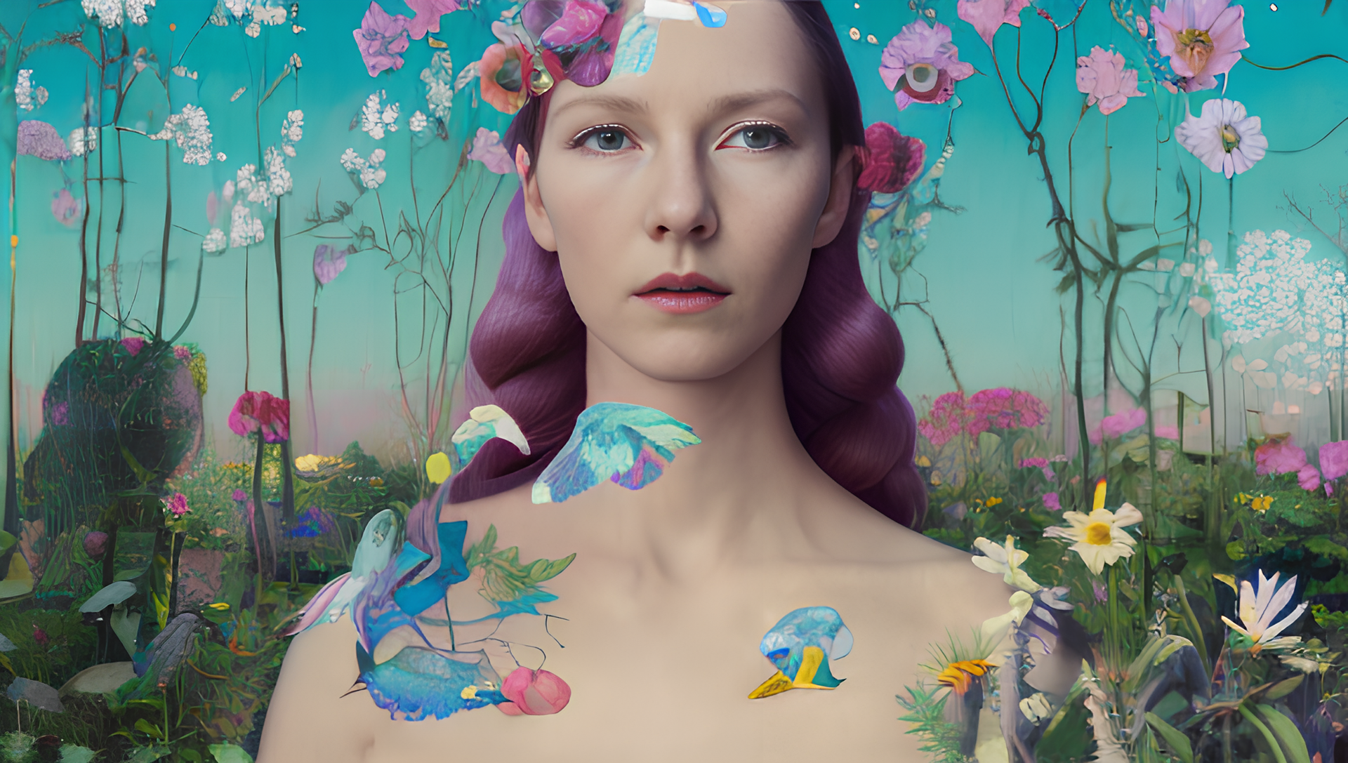 @ Vera Uchytil, Stuttgart, Puppy Play, 3D Art, Stable Diffusion, Paradise Garden