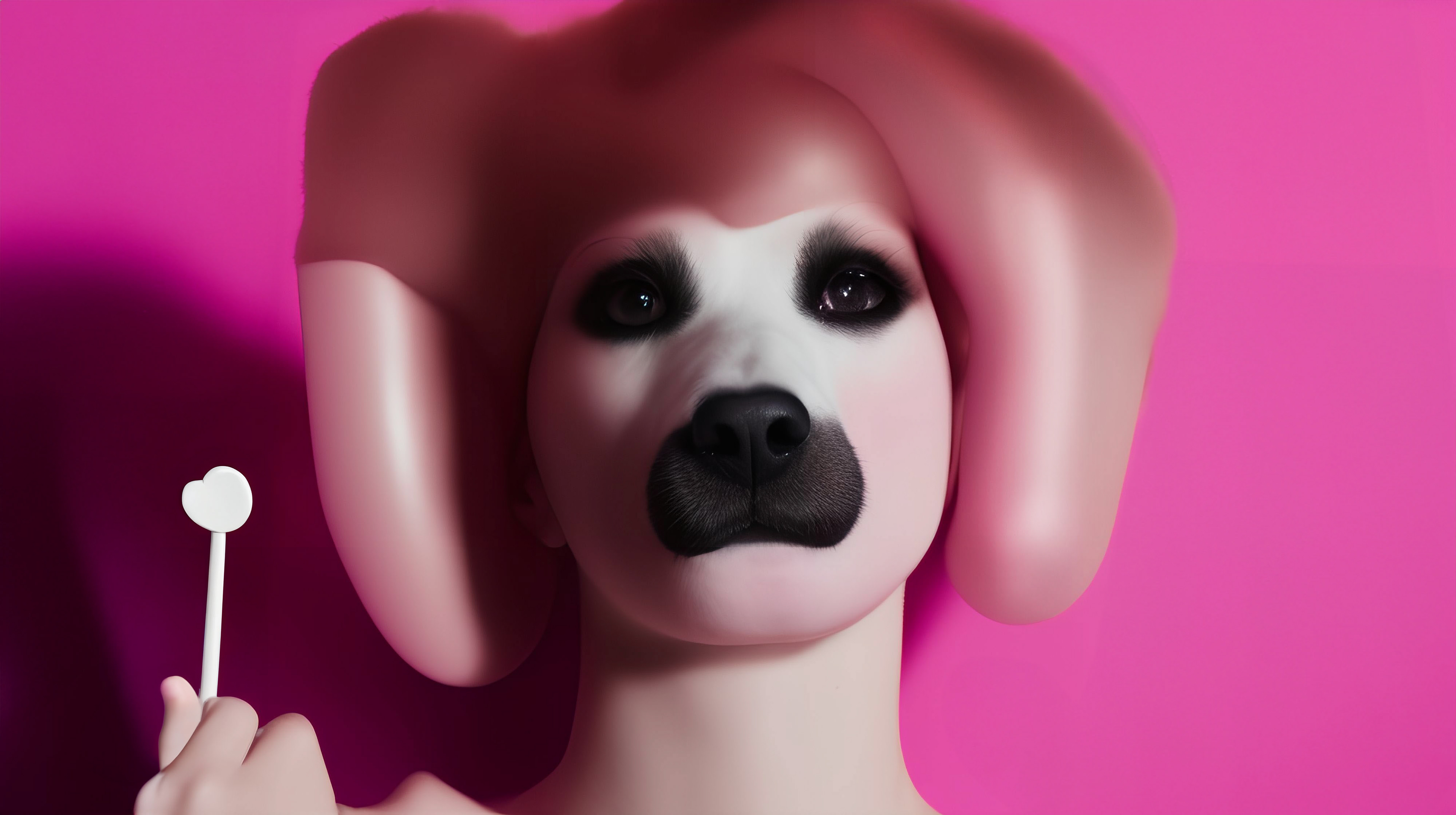 @ Vera Uchytil, Stuttgart, Puppy Play, 3D Art, Stable Diffusion
