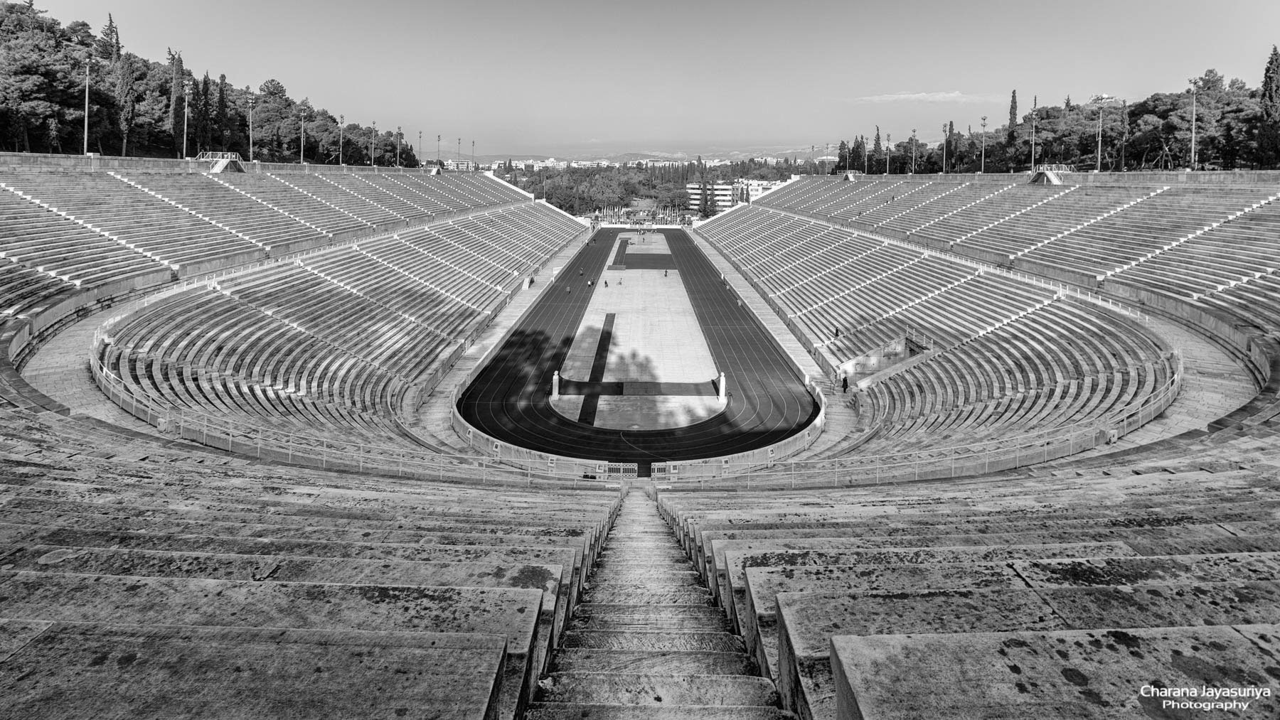 Panathanaic Stadium in Athens the site of the first modern Olympics