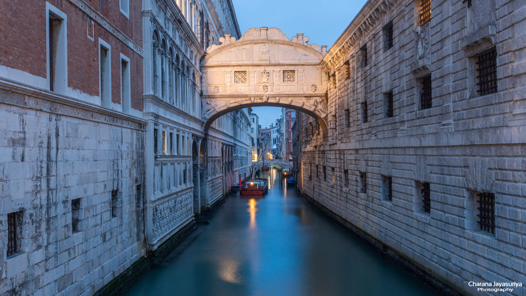 The Bridge of Sighs at Sunrise
