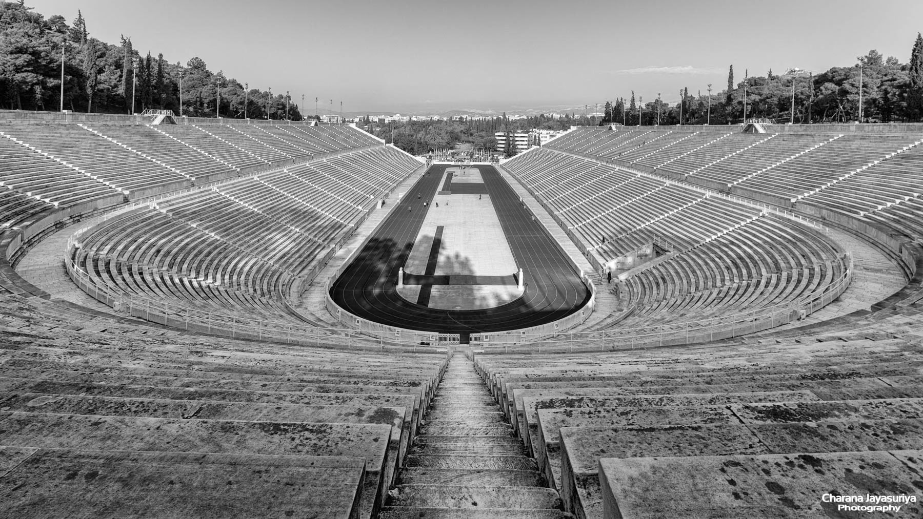 Panathanaic Stadium in Athens the site of the first modern Olympics
