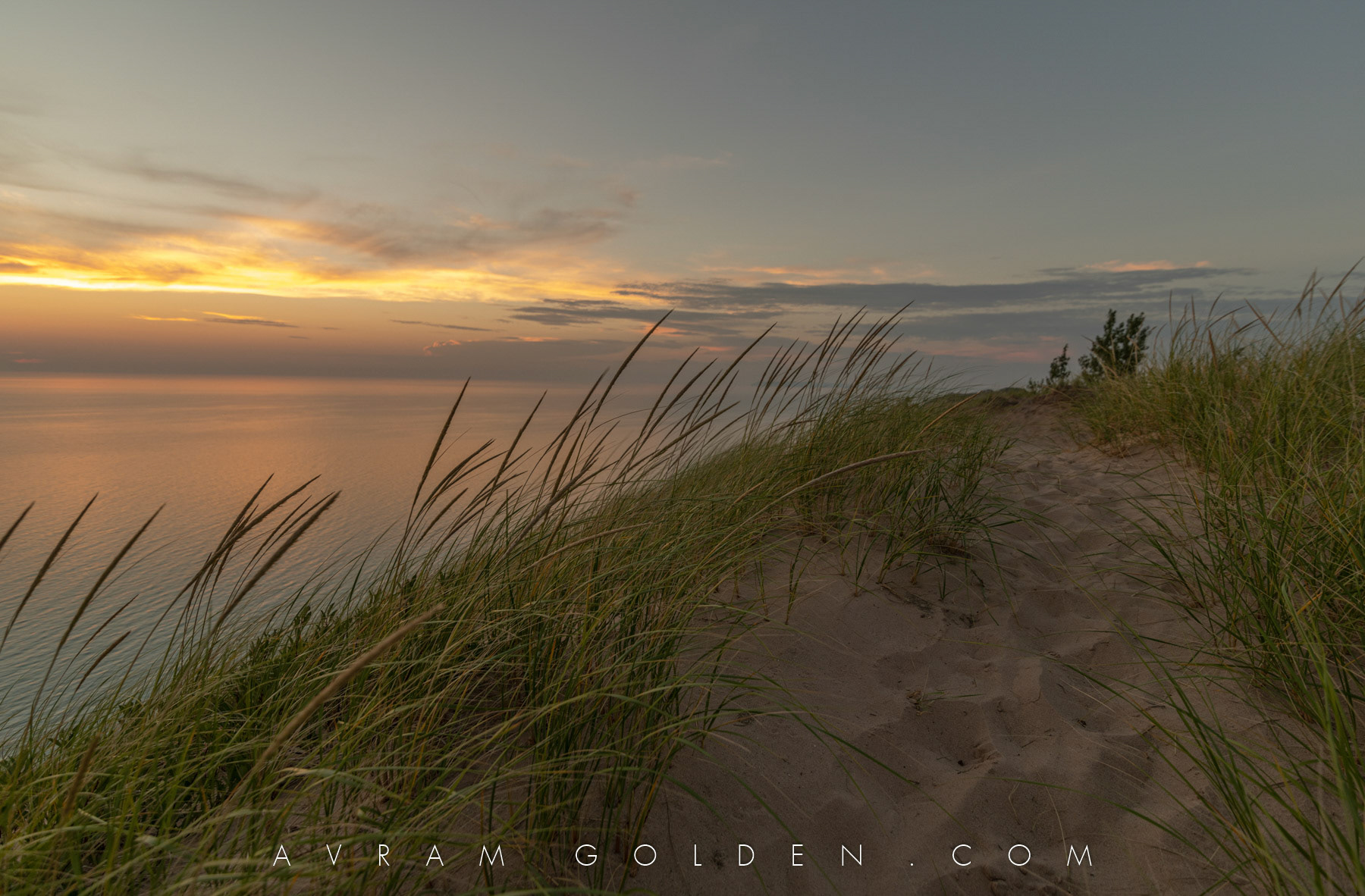 #9 Dune Sunset through the Grass