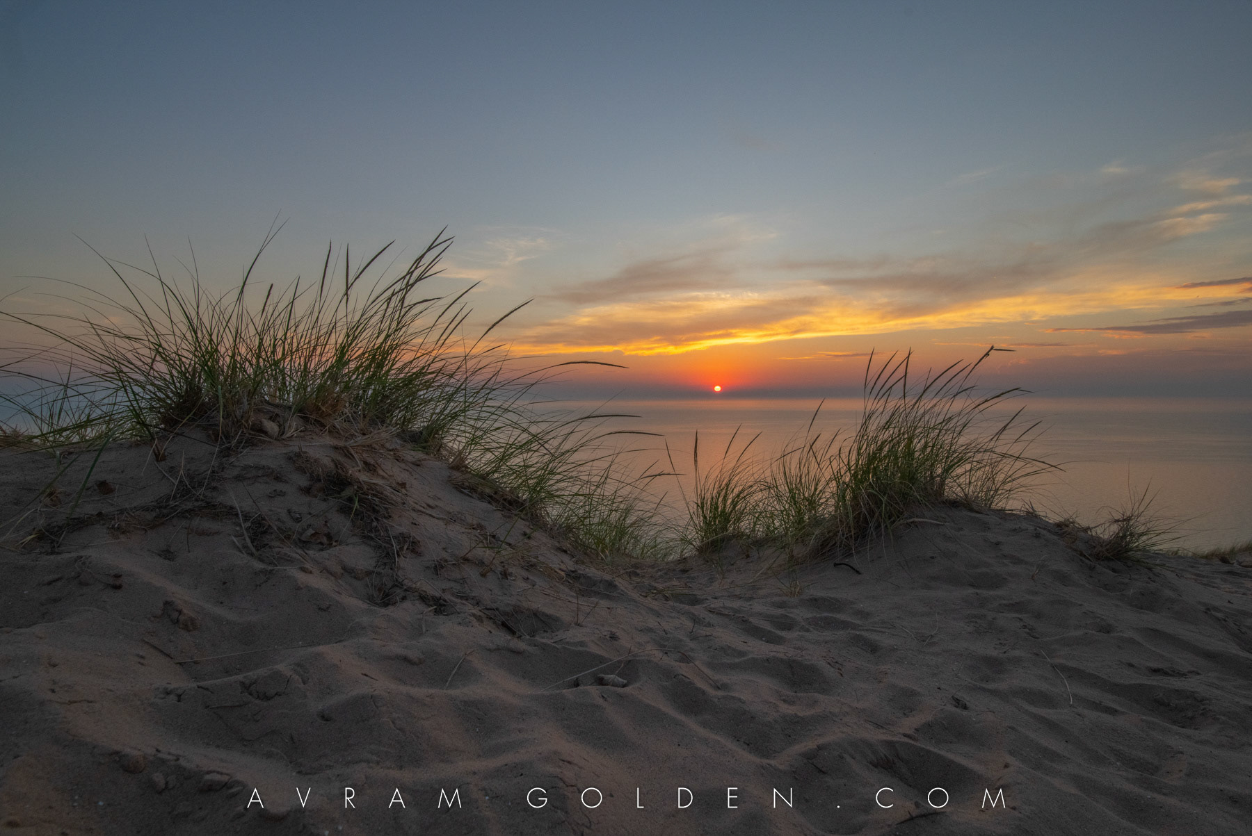 #9 Dune Sunset through the Grass