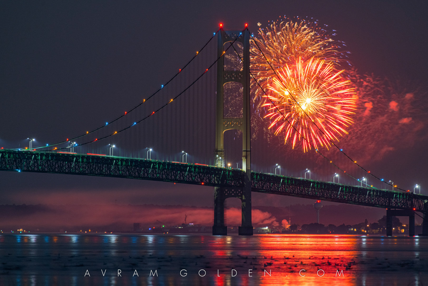 Mackinac Bridge on the 4th of July
