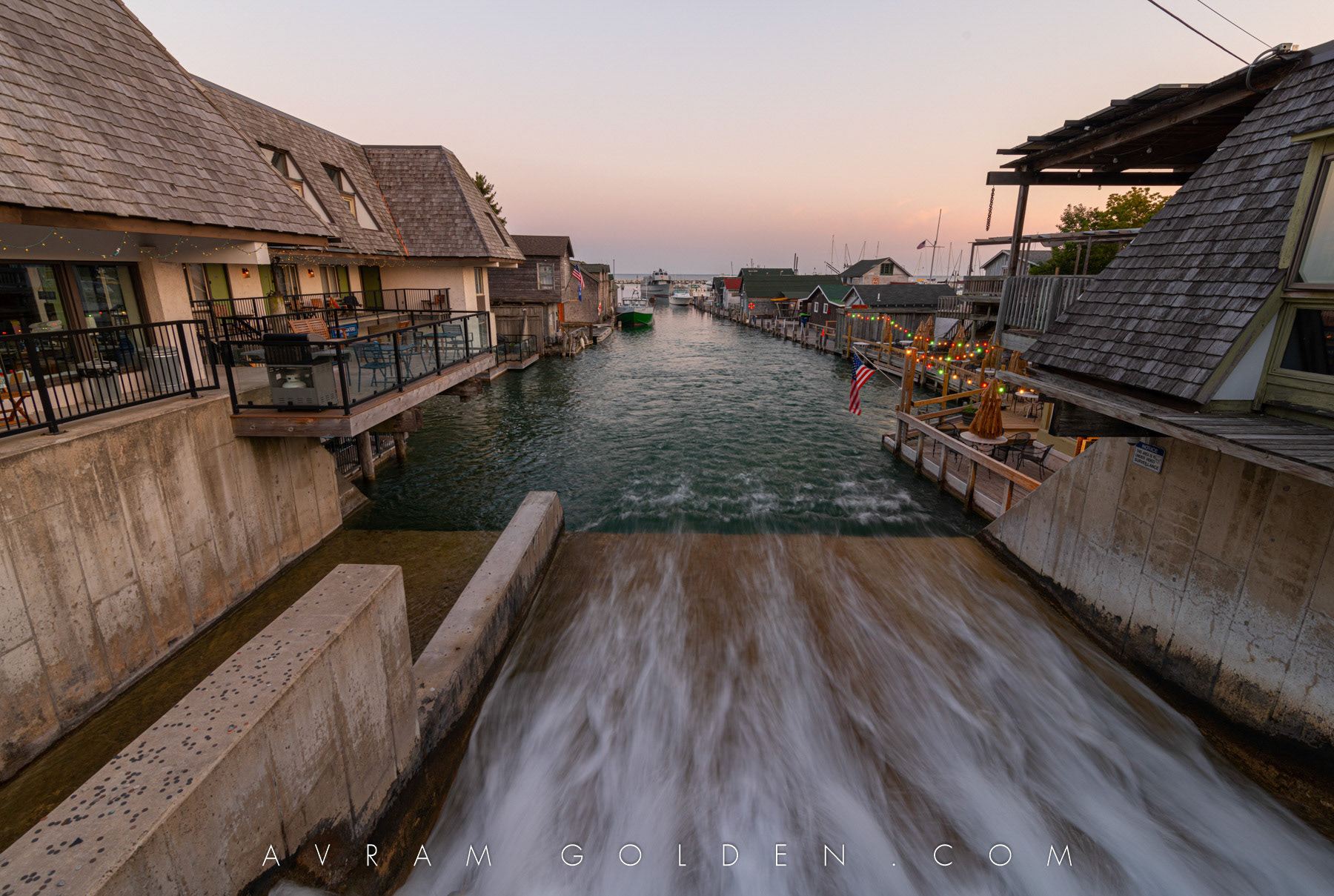 Leland Fishtown Water Fall