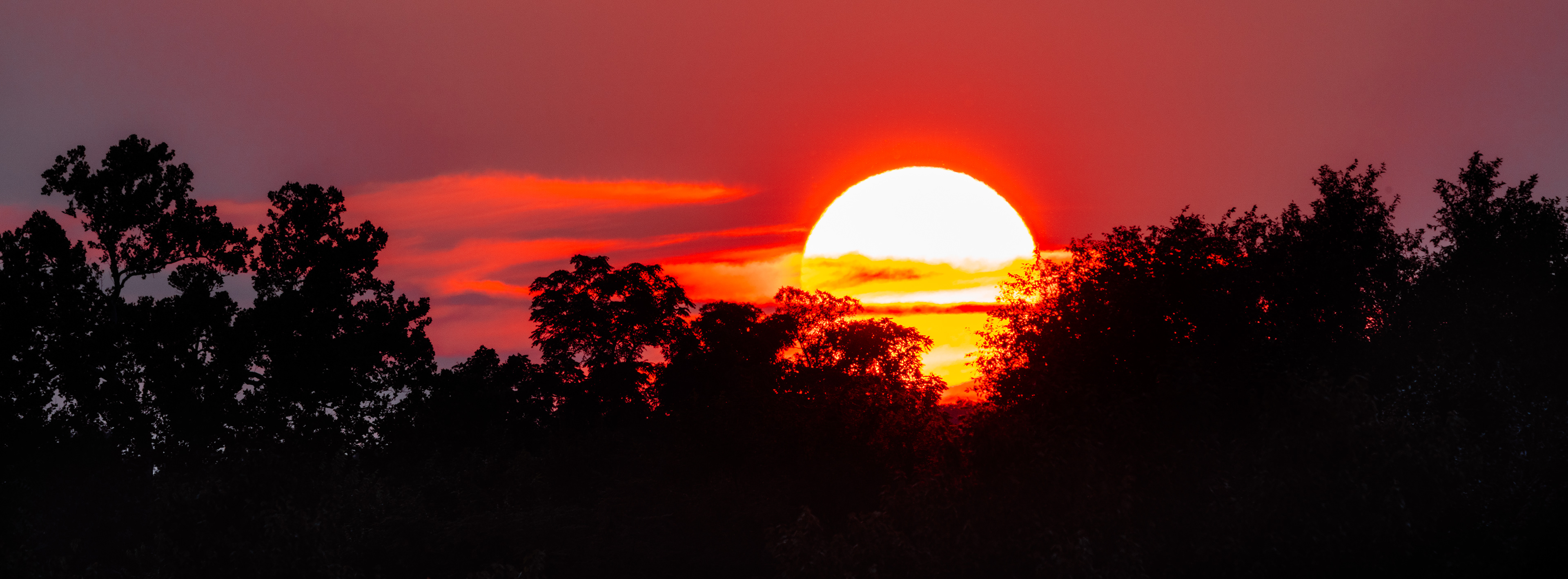 The evening glow.