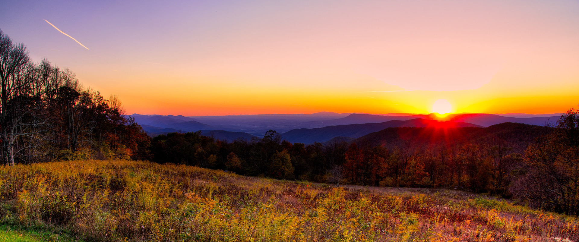 Big Meadows sunset.