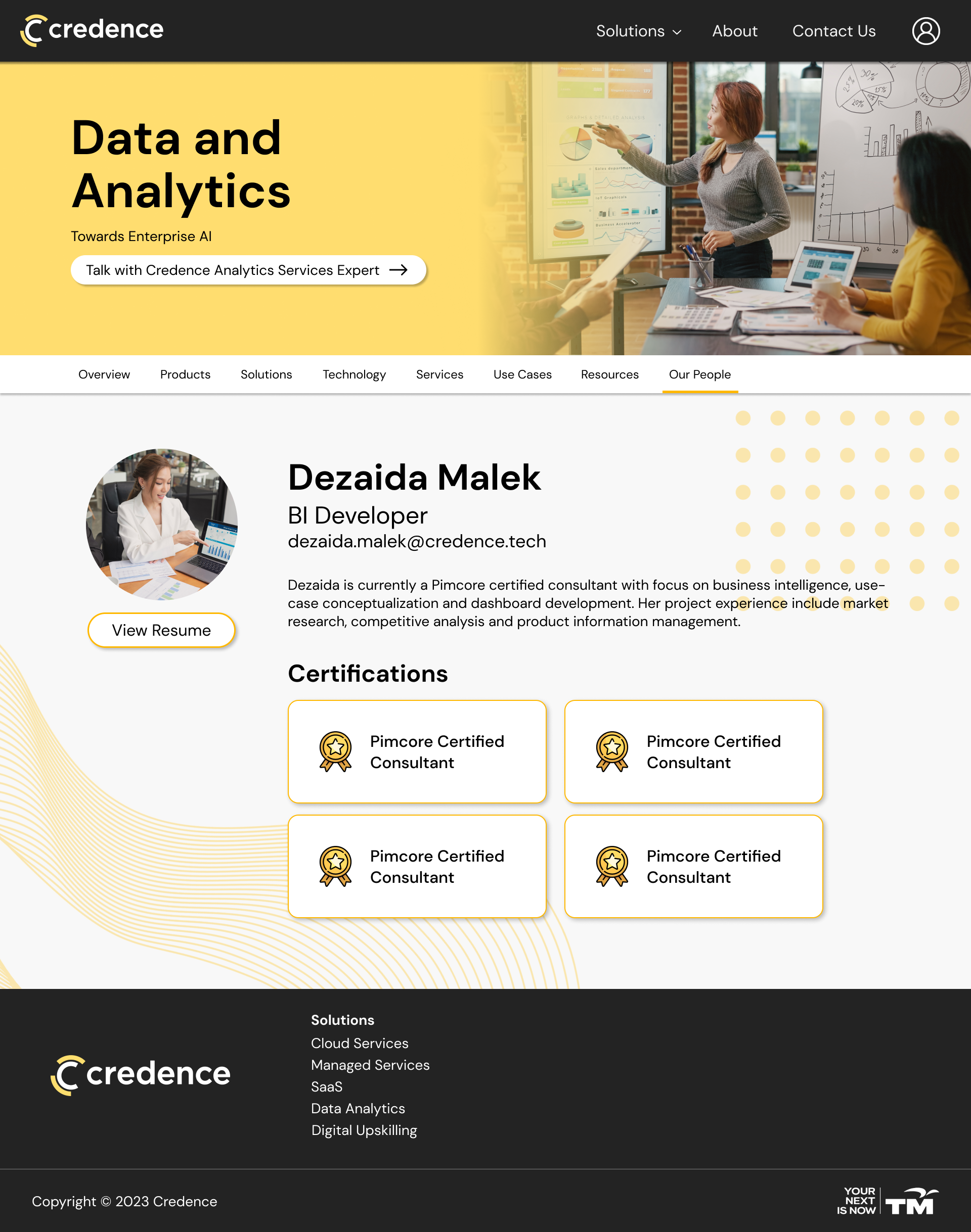 Our People - Individual Page