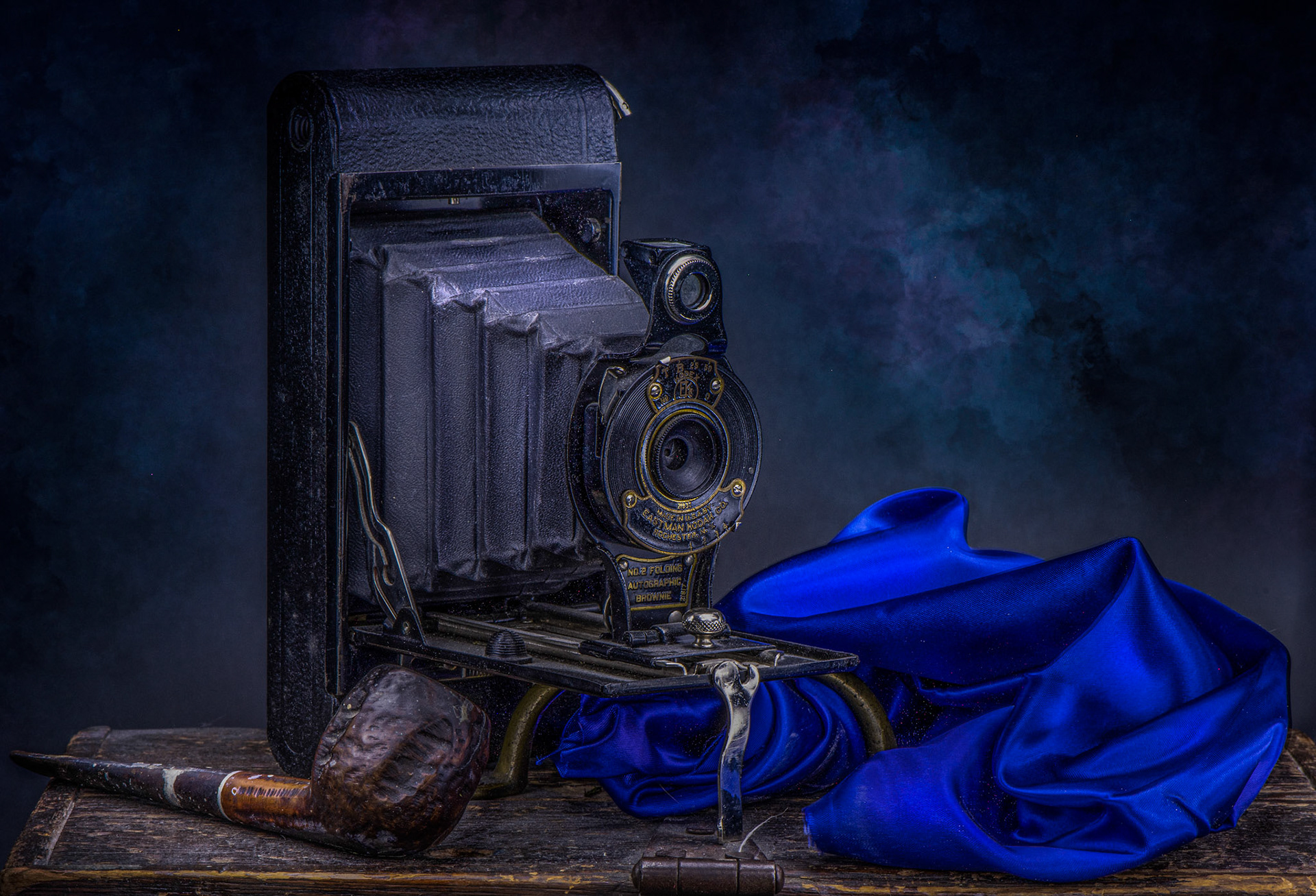Grandpa's pipe and camera