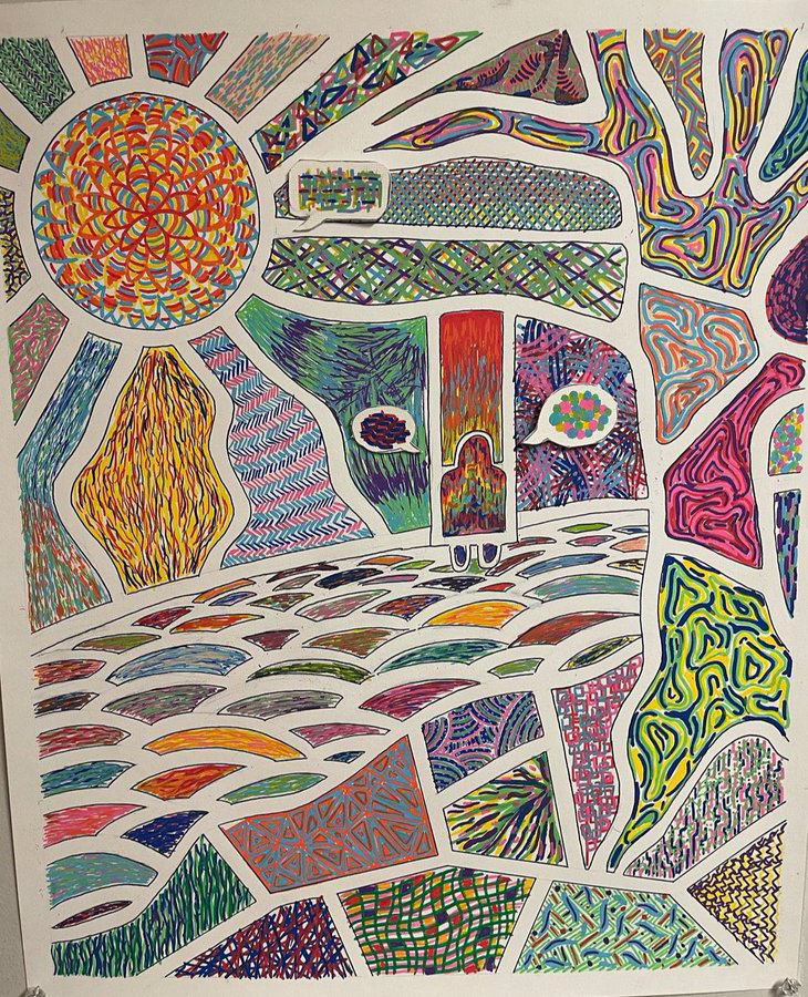 Pointillism Comic Page 