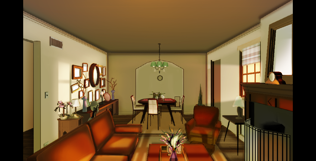 Color Script - House, Evening