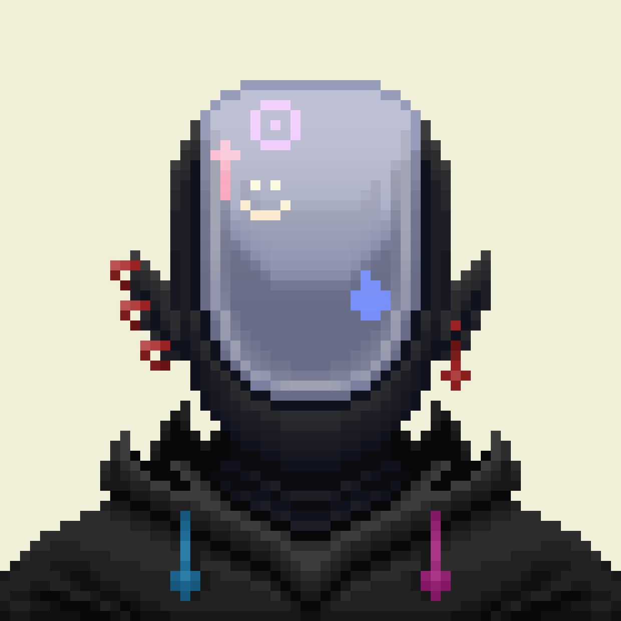 Pixel Sci-fi Vampire DJ