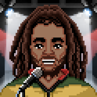 Pixel Bob Marley