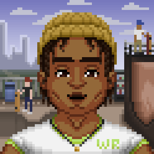 Pixel Skateboarder