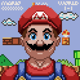 Pixel Mario