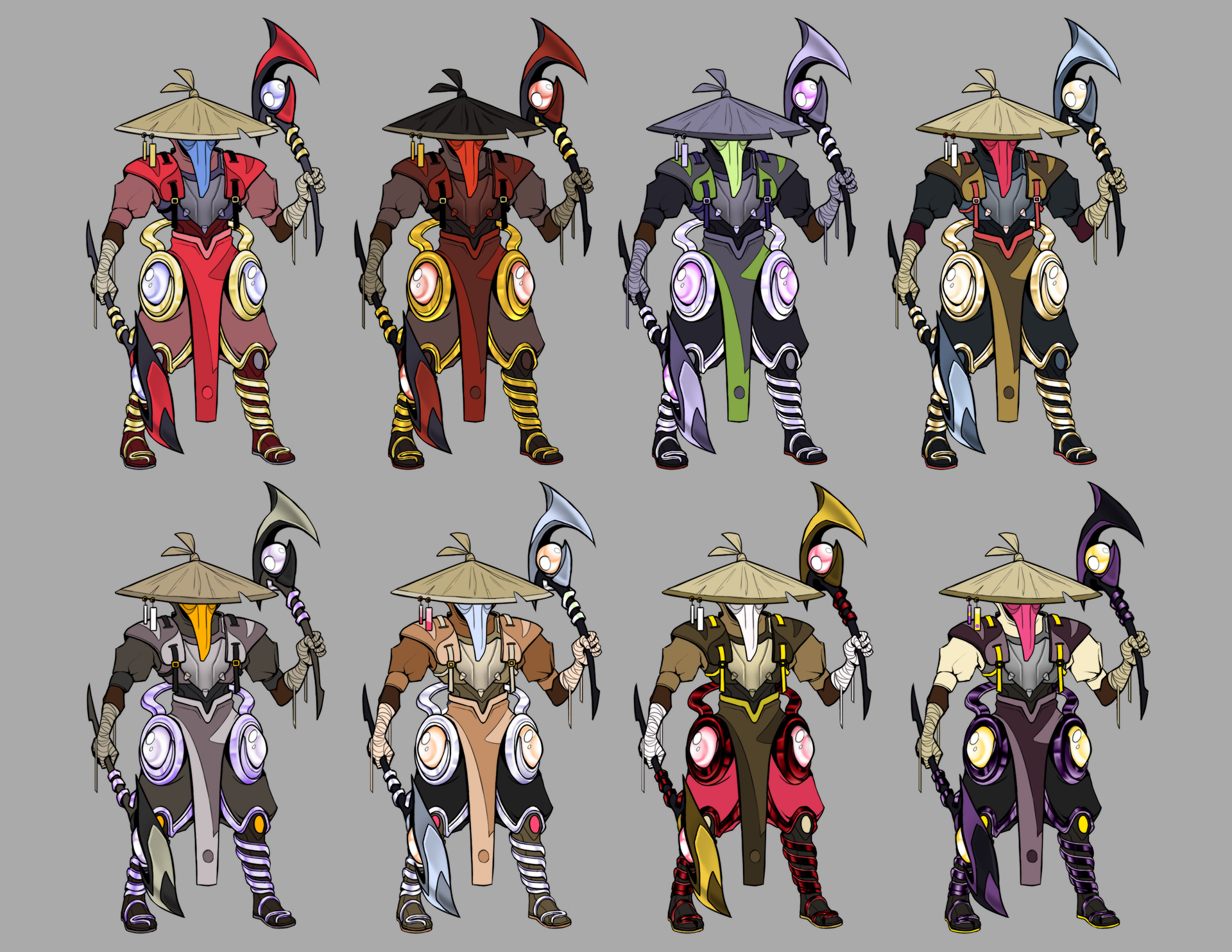 Acorn Weevil Color Concepts